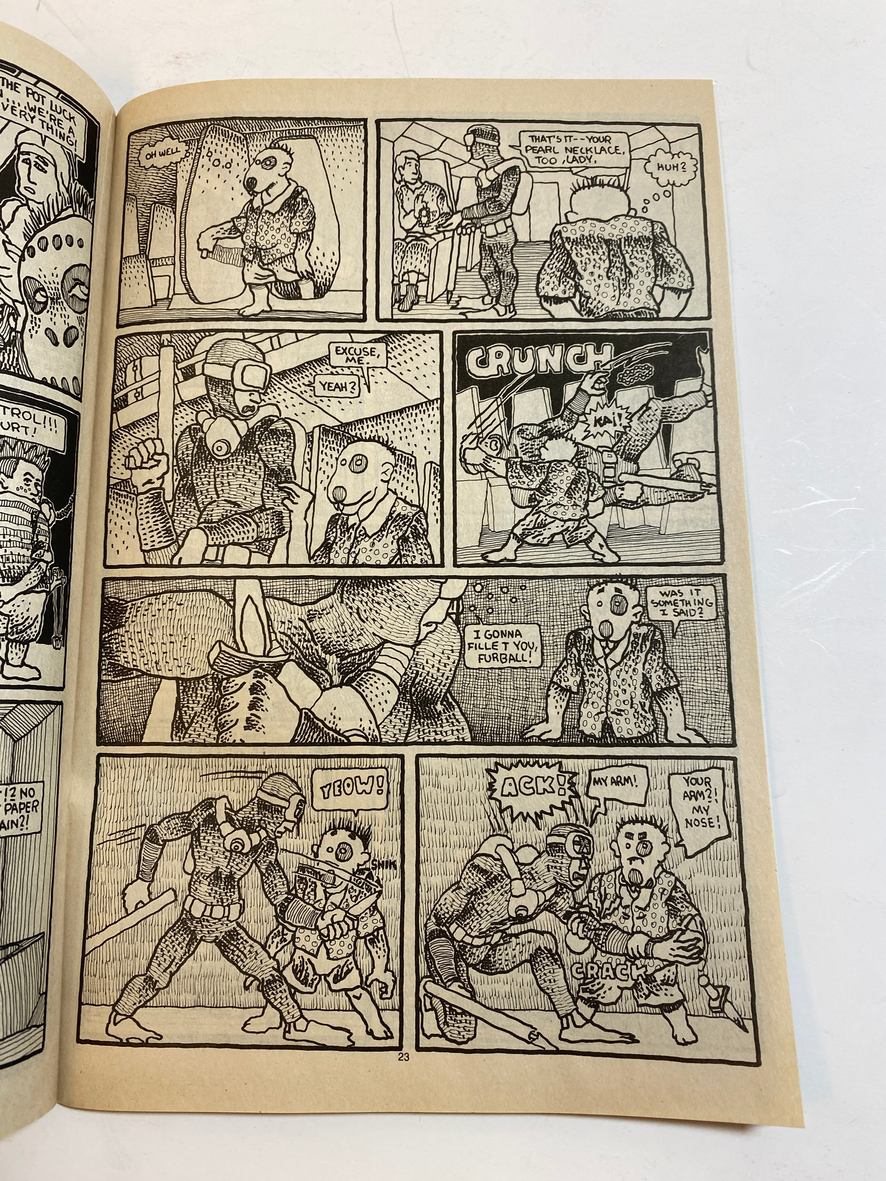 Adolescent Radioactive Black Belt Hamsters Eclipse Comics 1986