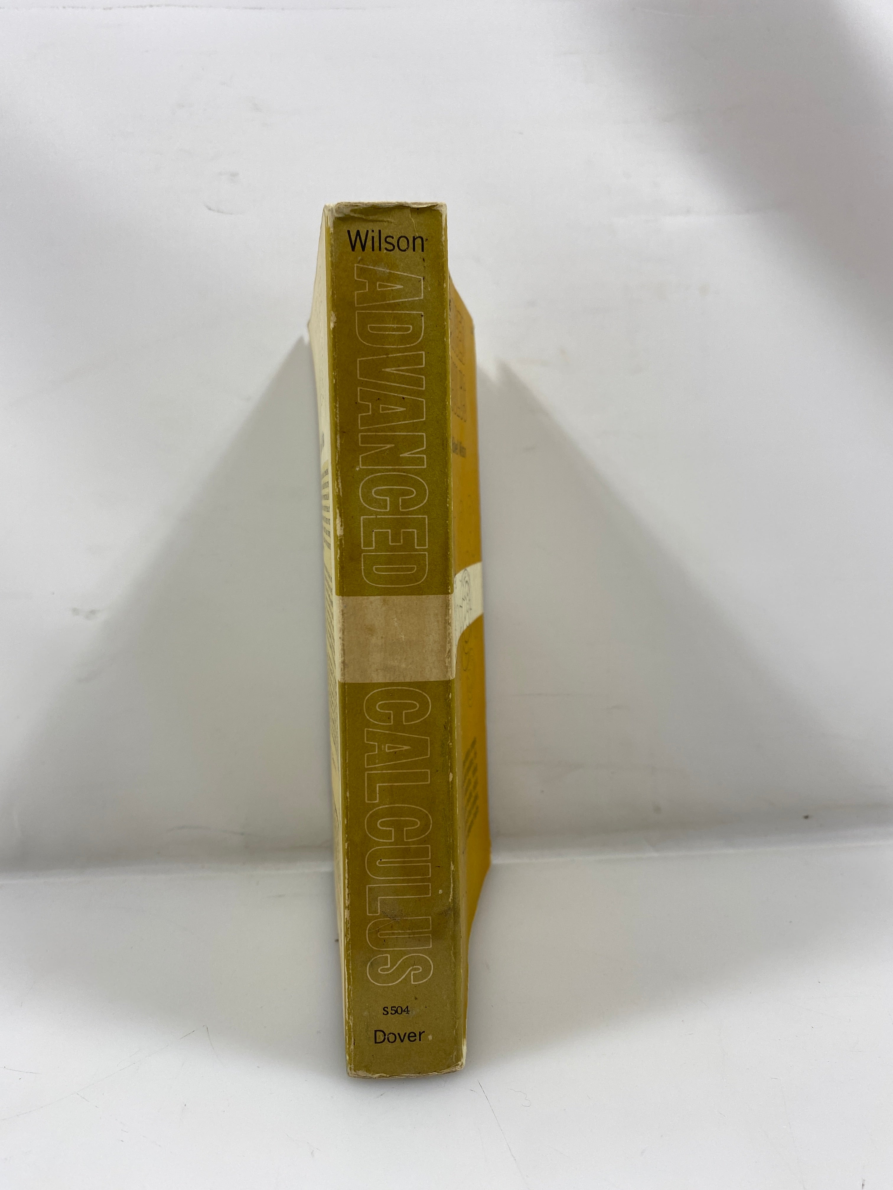 Advance Calculus by Bidwell Wilson 1912 SC
