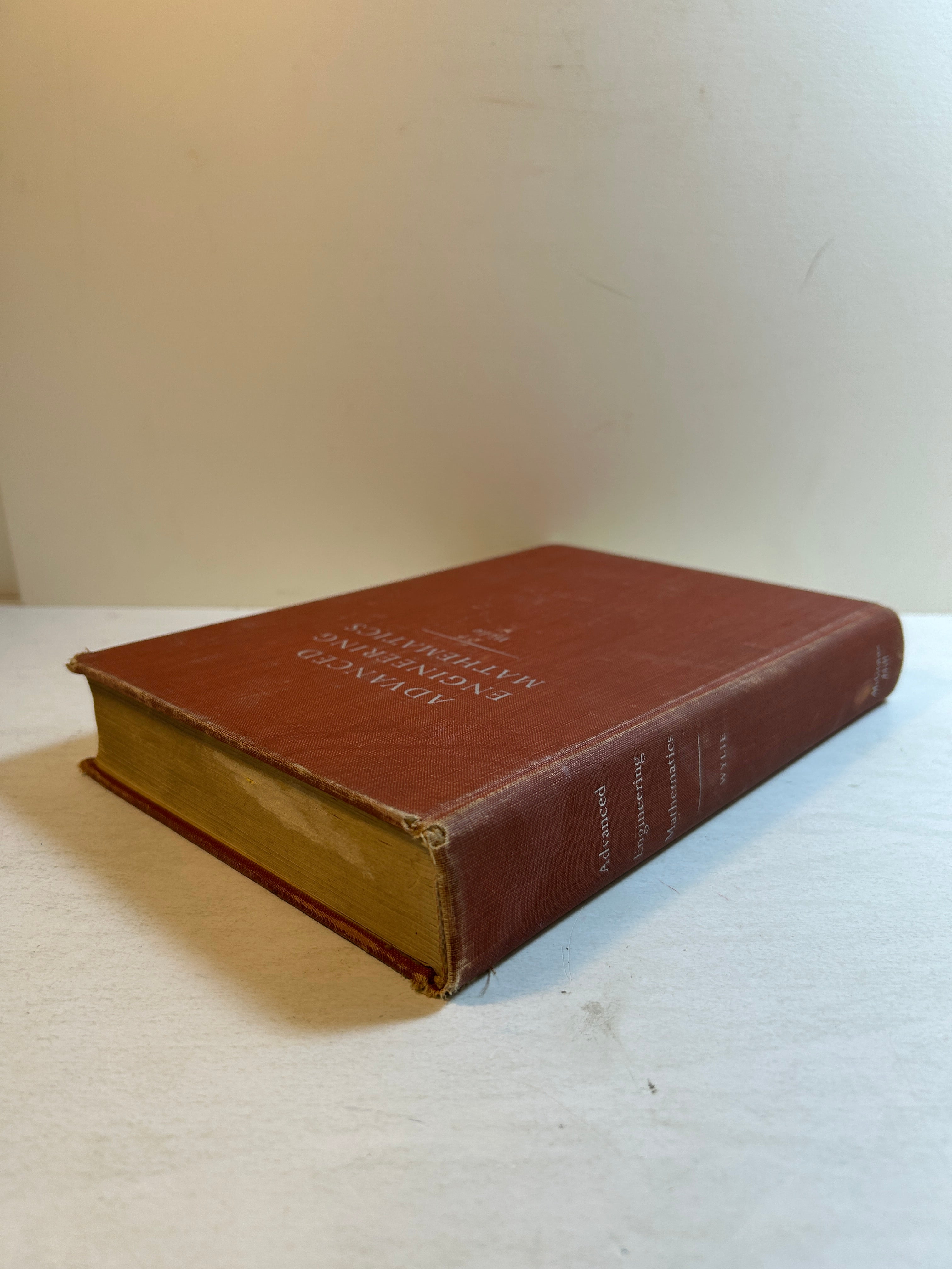 Advanced Engineering Mathematics by C.R. Wylie, Jr McGraw-Hill 1951 HC