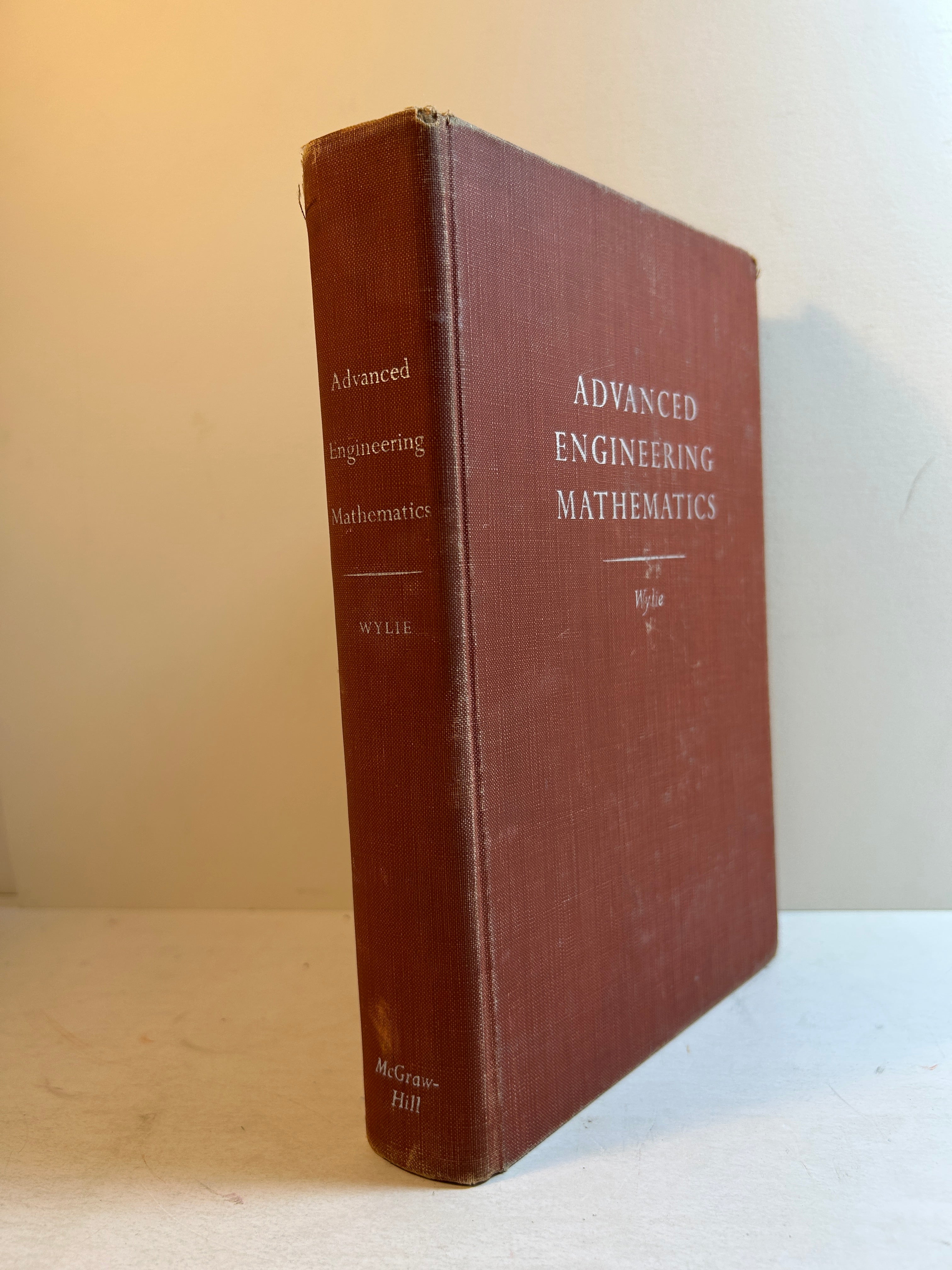 Advanced Engineering Mathematics by C.R. Wylie, Jr McGraw-Hill 1951 HC