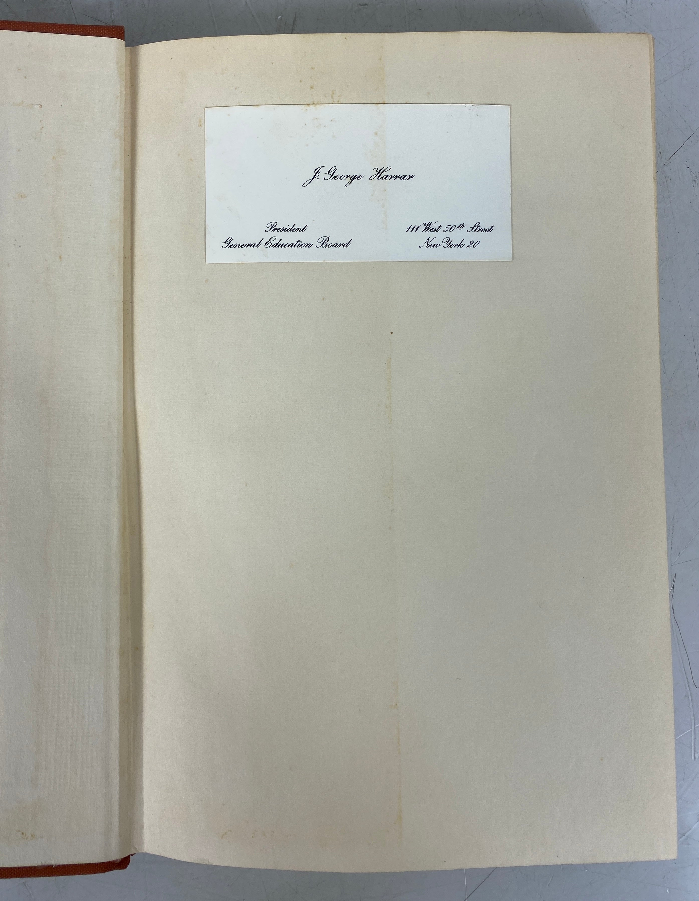 Adventure in Giving by Fosdick Story of the General Education Board 1st ED HCDJ