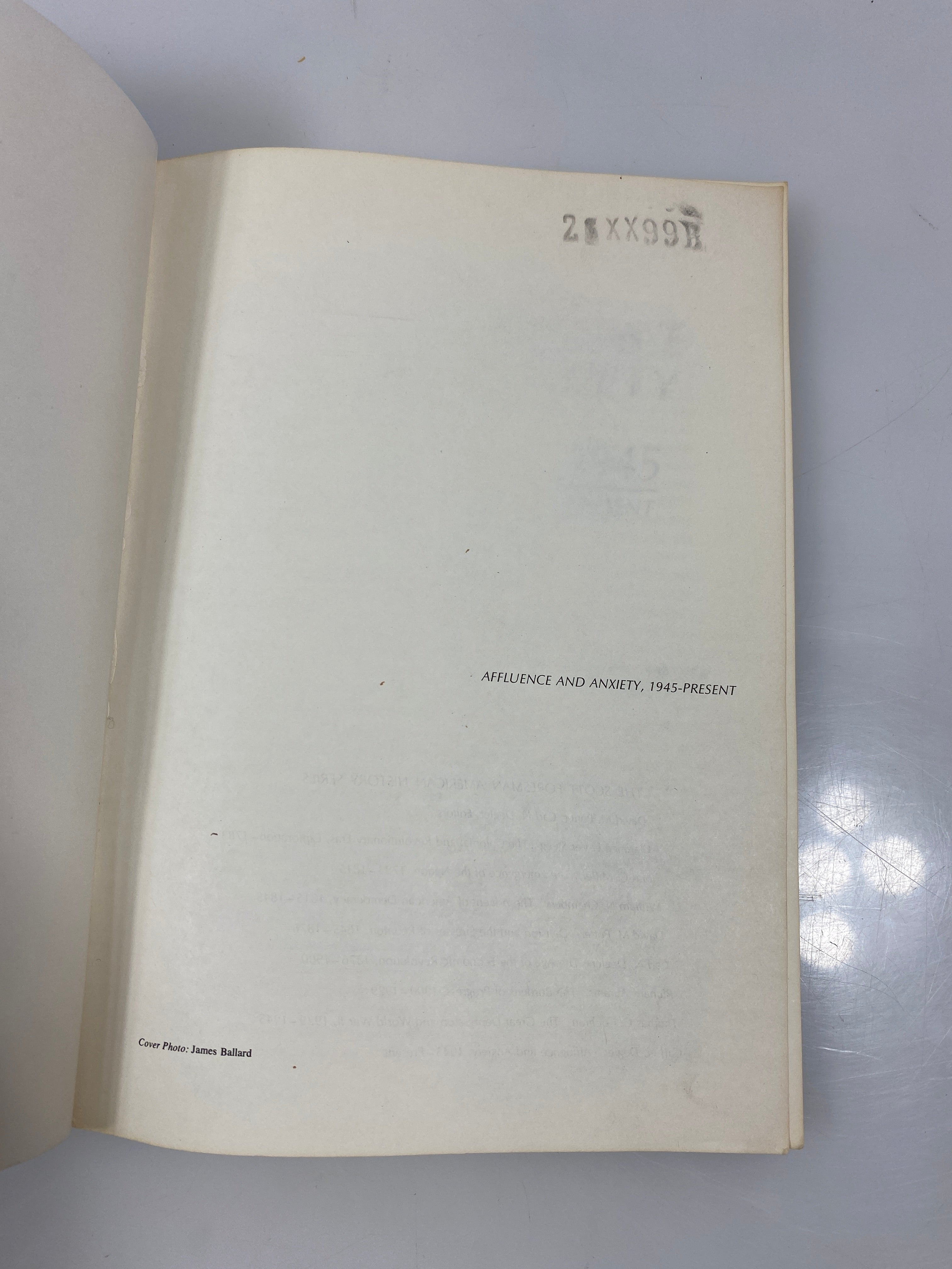 Affluence and Anxiety by Carl Degler 1968 SC