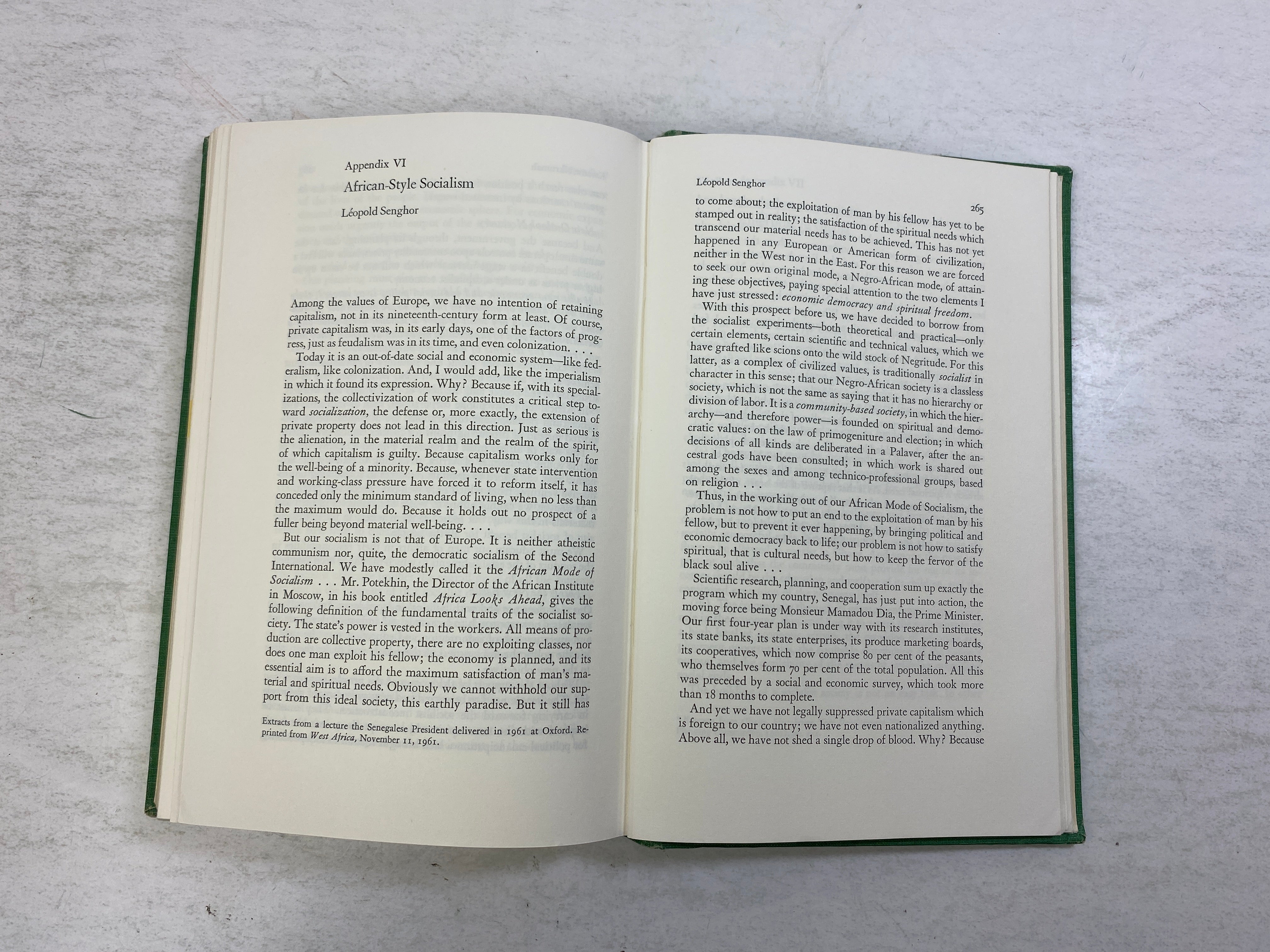 African Socialism by Friedland/Rosberg 1964 HC