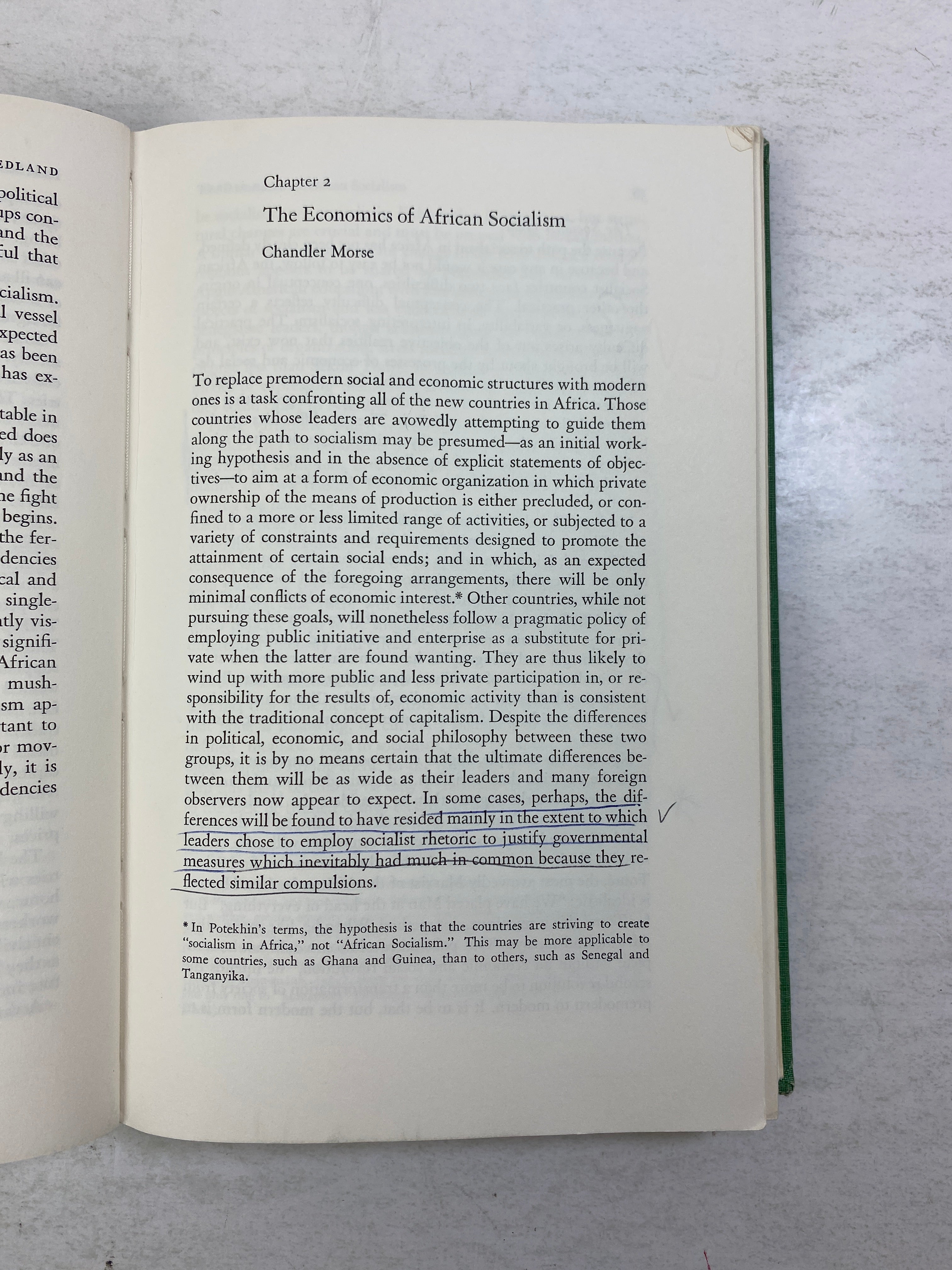 African Socialism by Friedland/Rosberg 1964 HC