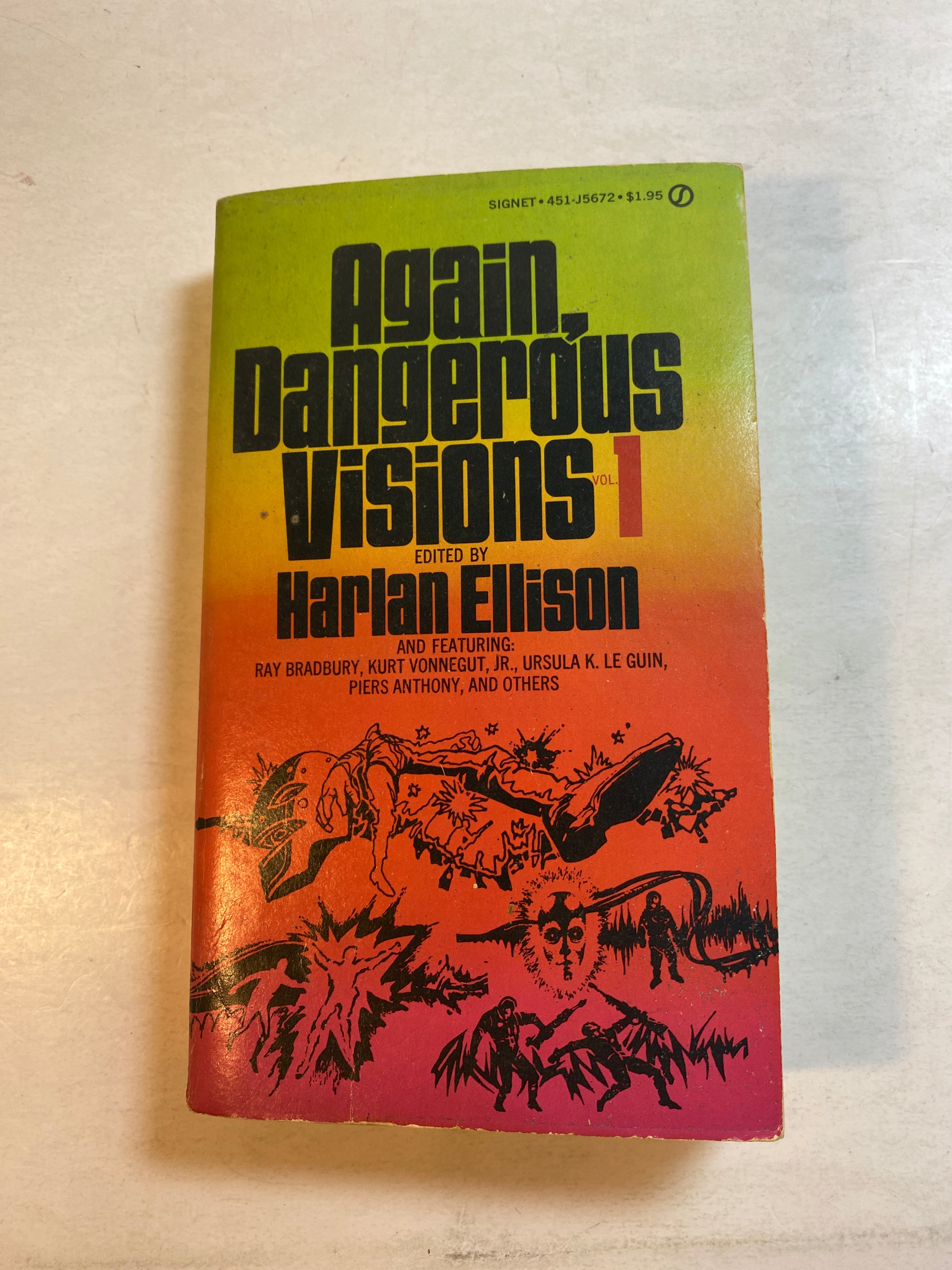 Again, Dangerous Visions Volume 1 sci fi paperback 1973