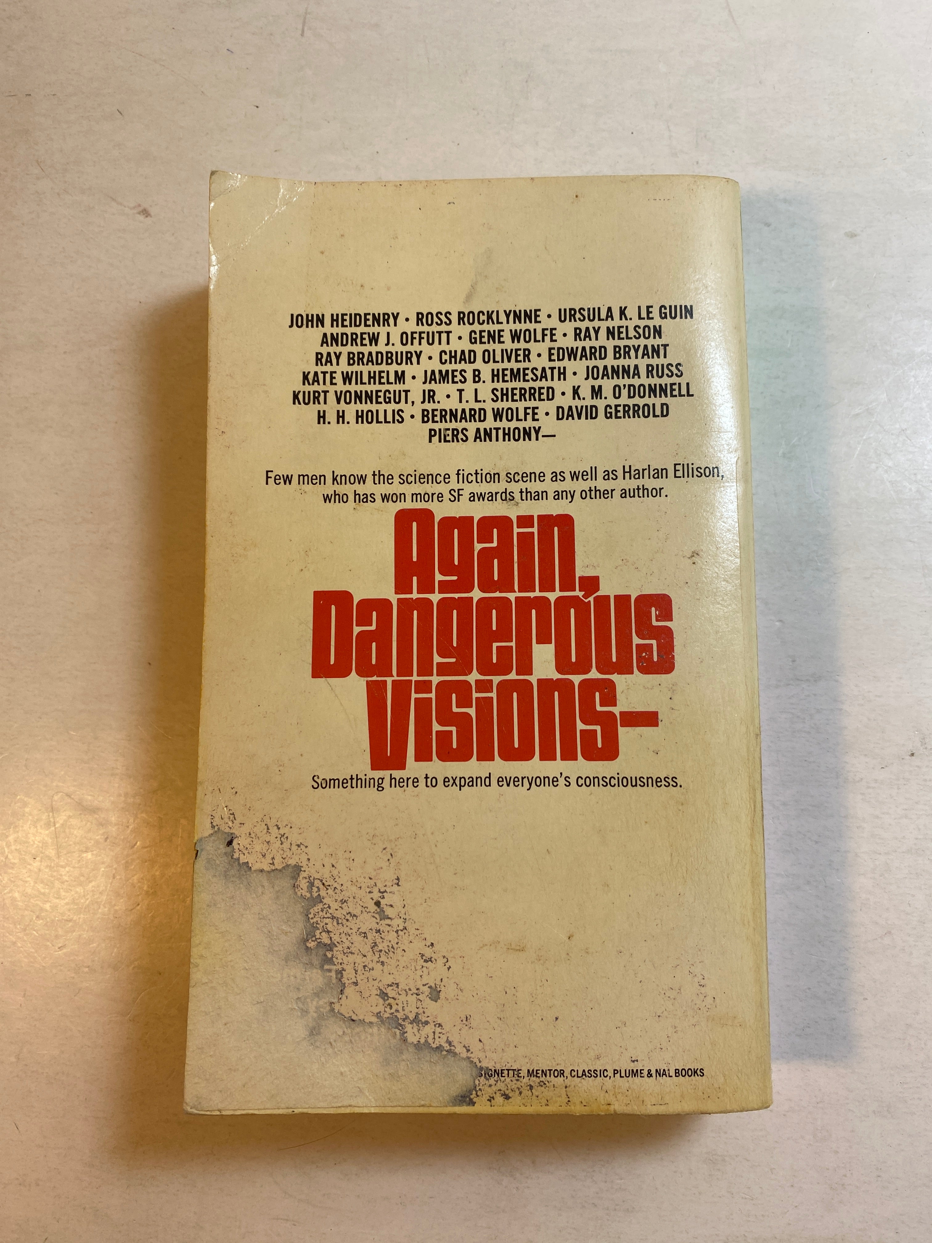 Again, Dangerous Visions Volume 1 sci fi paperback 1973