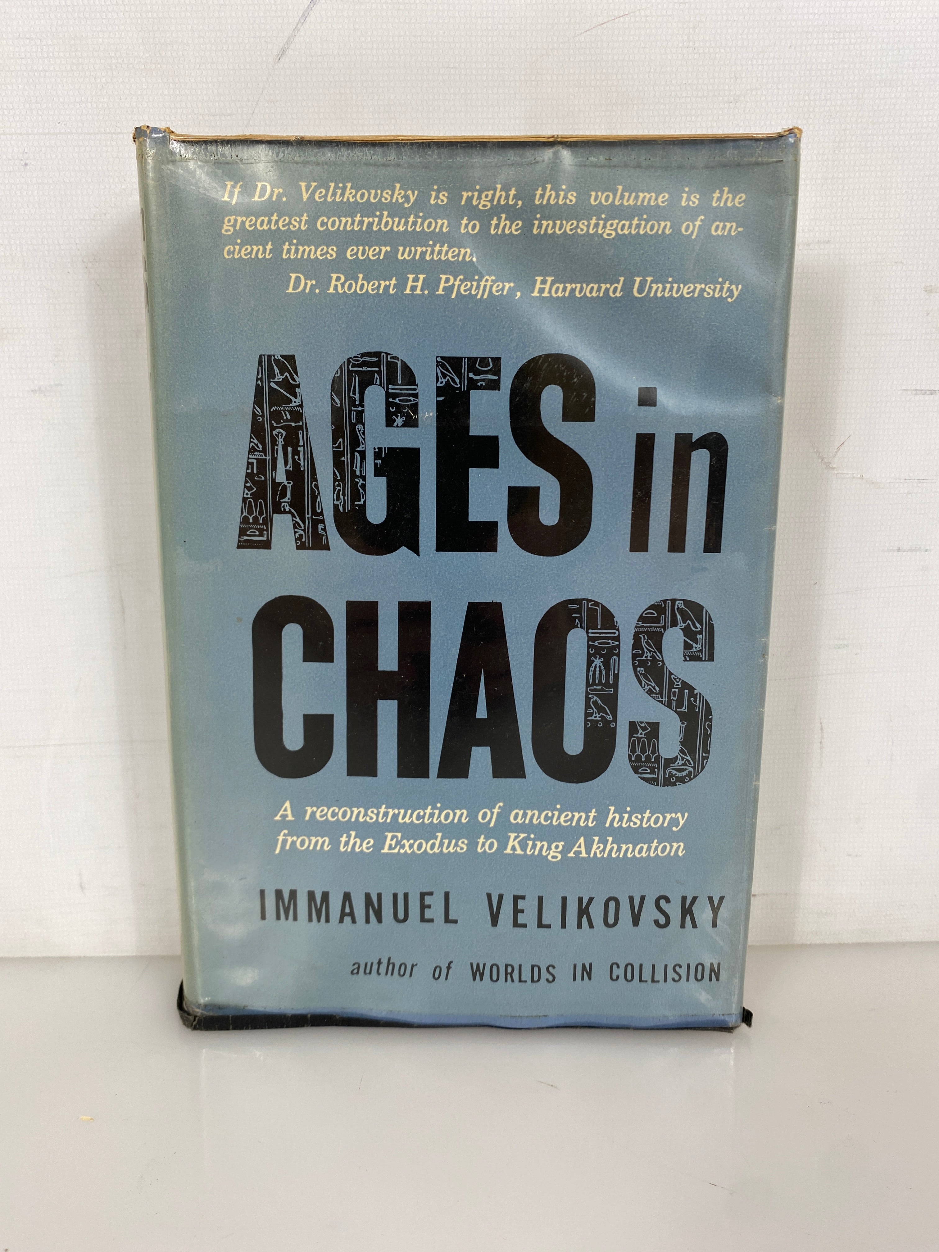 Ages in Chaos Vol I by Immanuel Velikovsky 1952 First Edition HC DJ