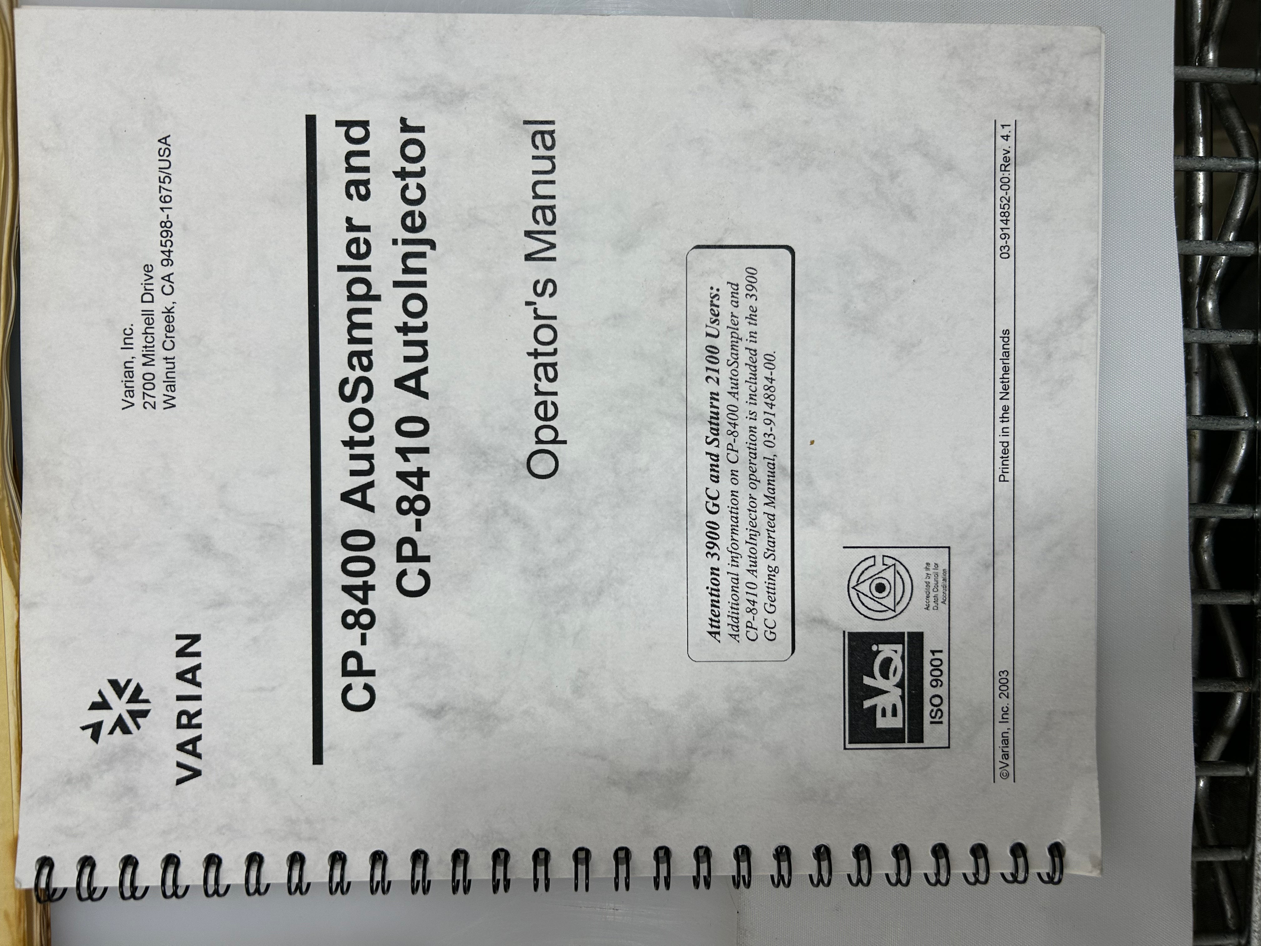 Agilent 6890N Gas Chromatography GC System with Agilent 7683B Automatic Liquid Sampler