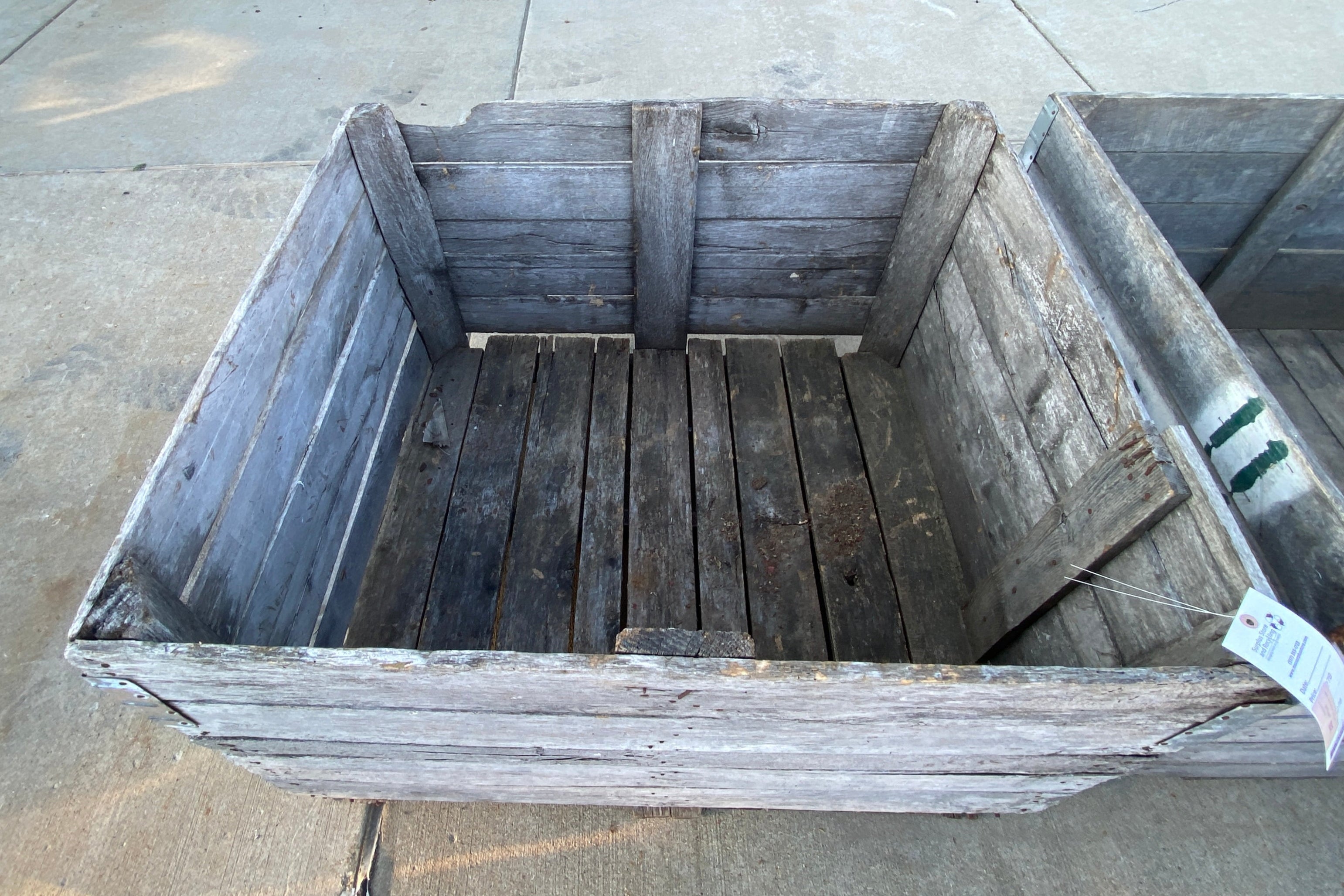 Agricultural Wooden Crate