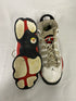 Air Jordan 6 Rings Boys High Top Sneakers in White, Red, and Black Boys Size 7Y