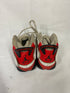 Air Jordan 6 Rings Boys High Top Sneakers in White, Red, and Black Boys Size 7Y