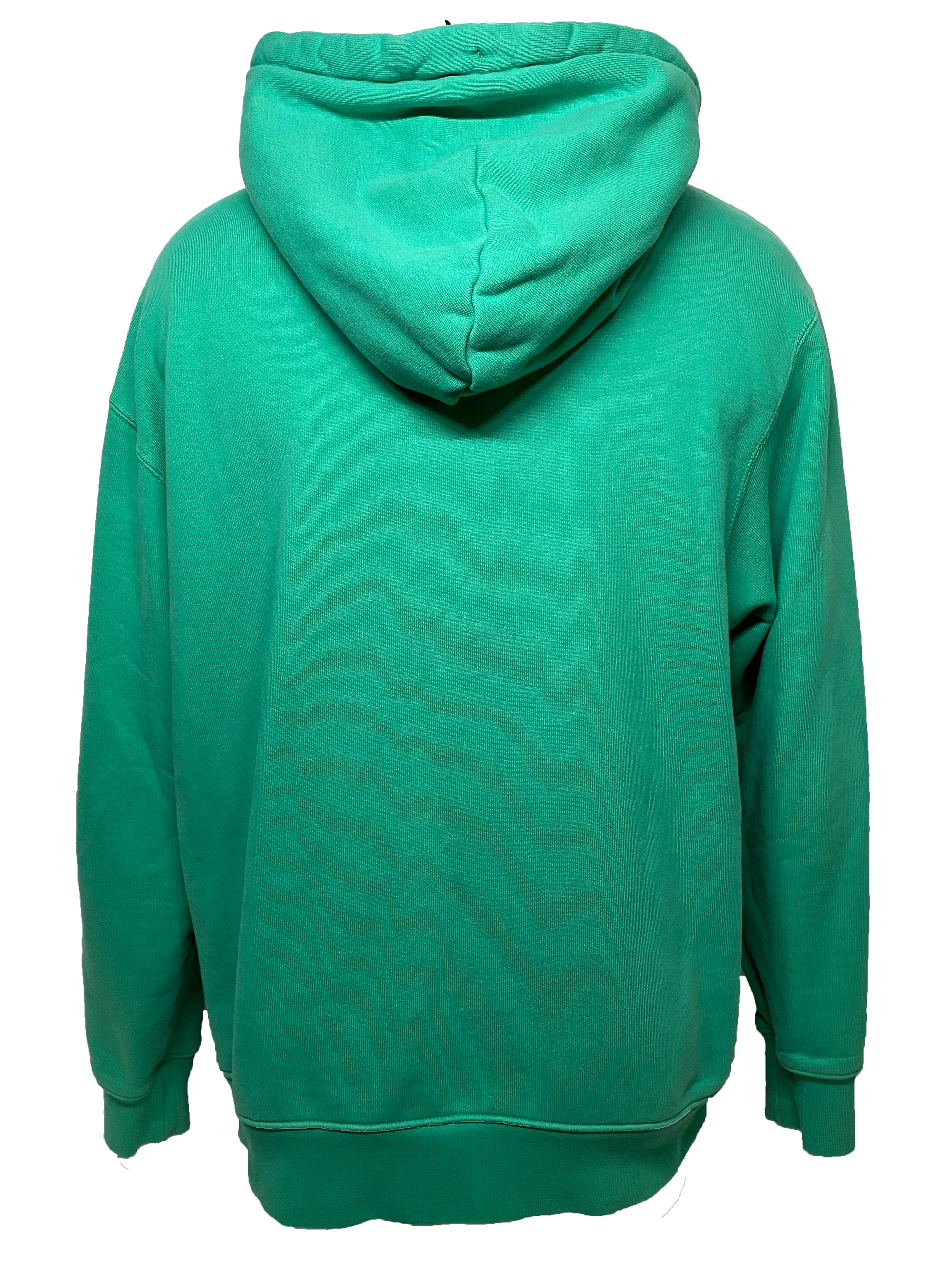 Air Jordan Embroidered Terry Cotton Hoodie in Emerald Men's Size L