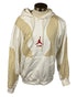 Air Jordan x Off White White and Tan Hoodie Men's Size L