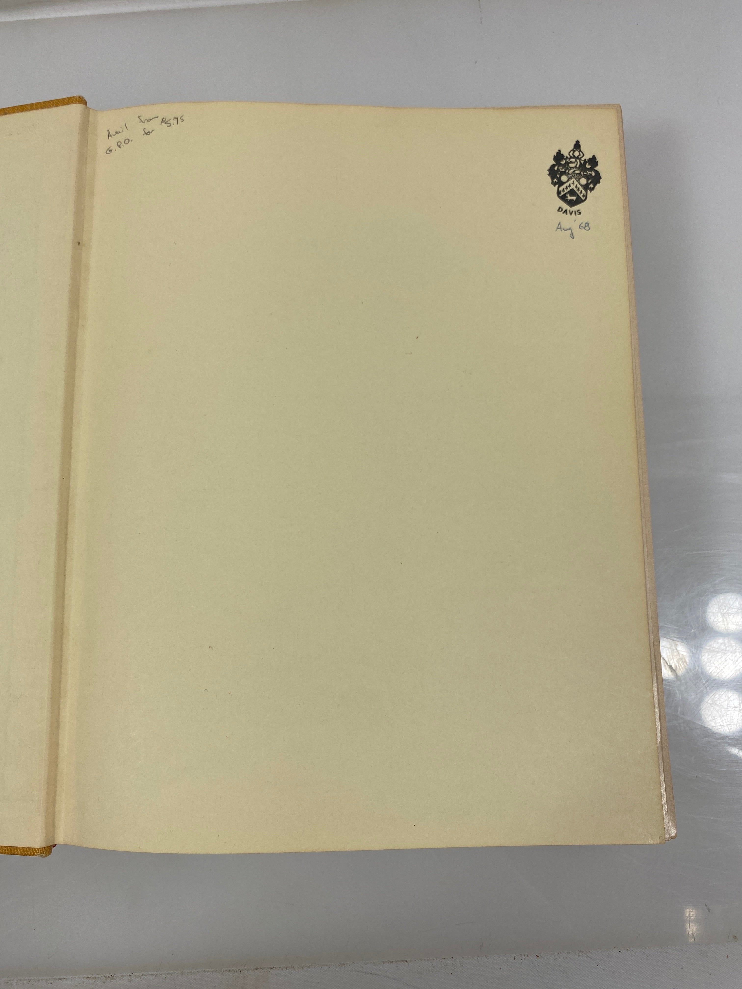 Air Pollution Engineering Manual by Danielson 1967 HC