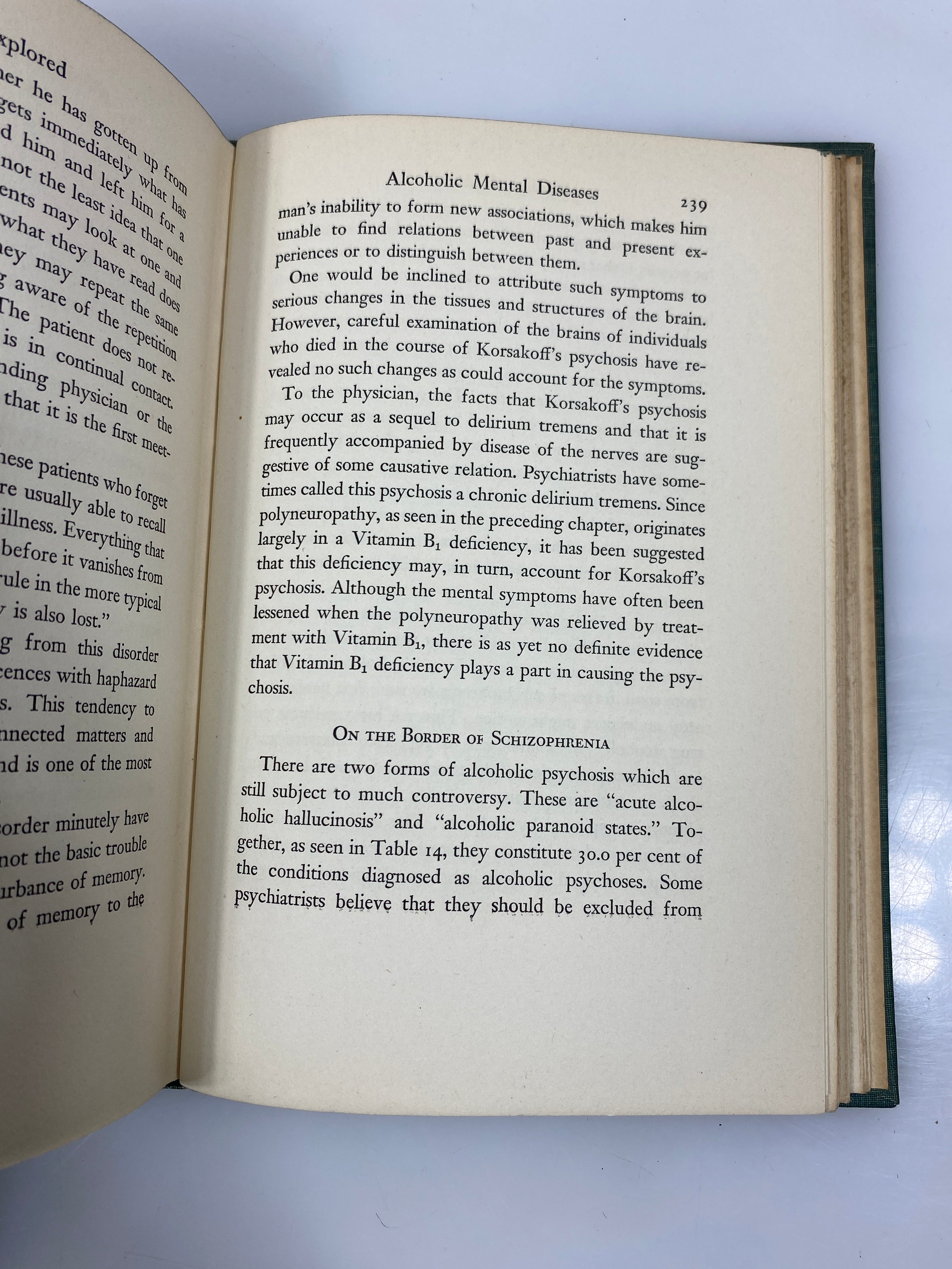 Alcohol Explored by Haggard/Jellinek 1942 Ex-library HC