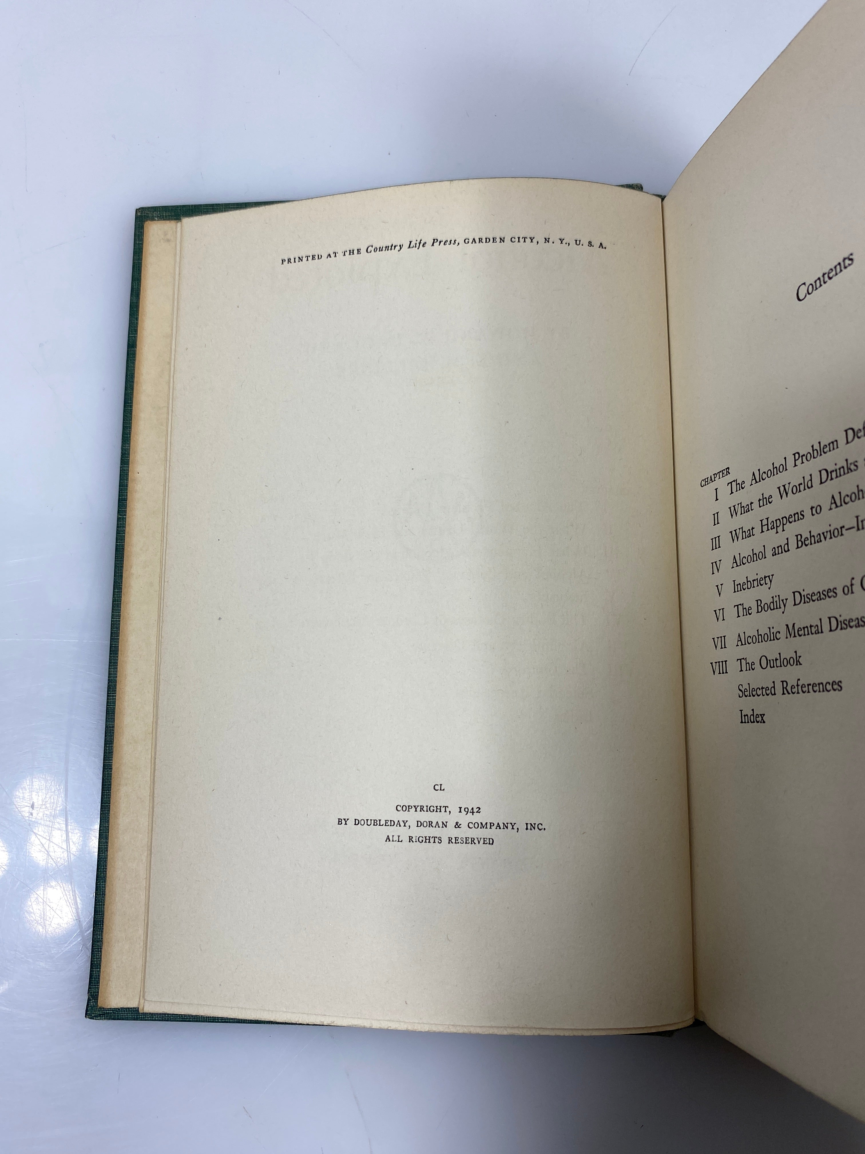 Alcohol Explored by Haggard/Jellinek 1942 Ex-library HC