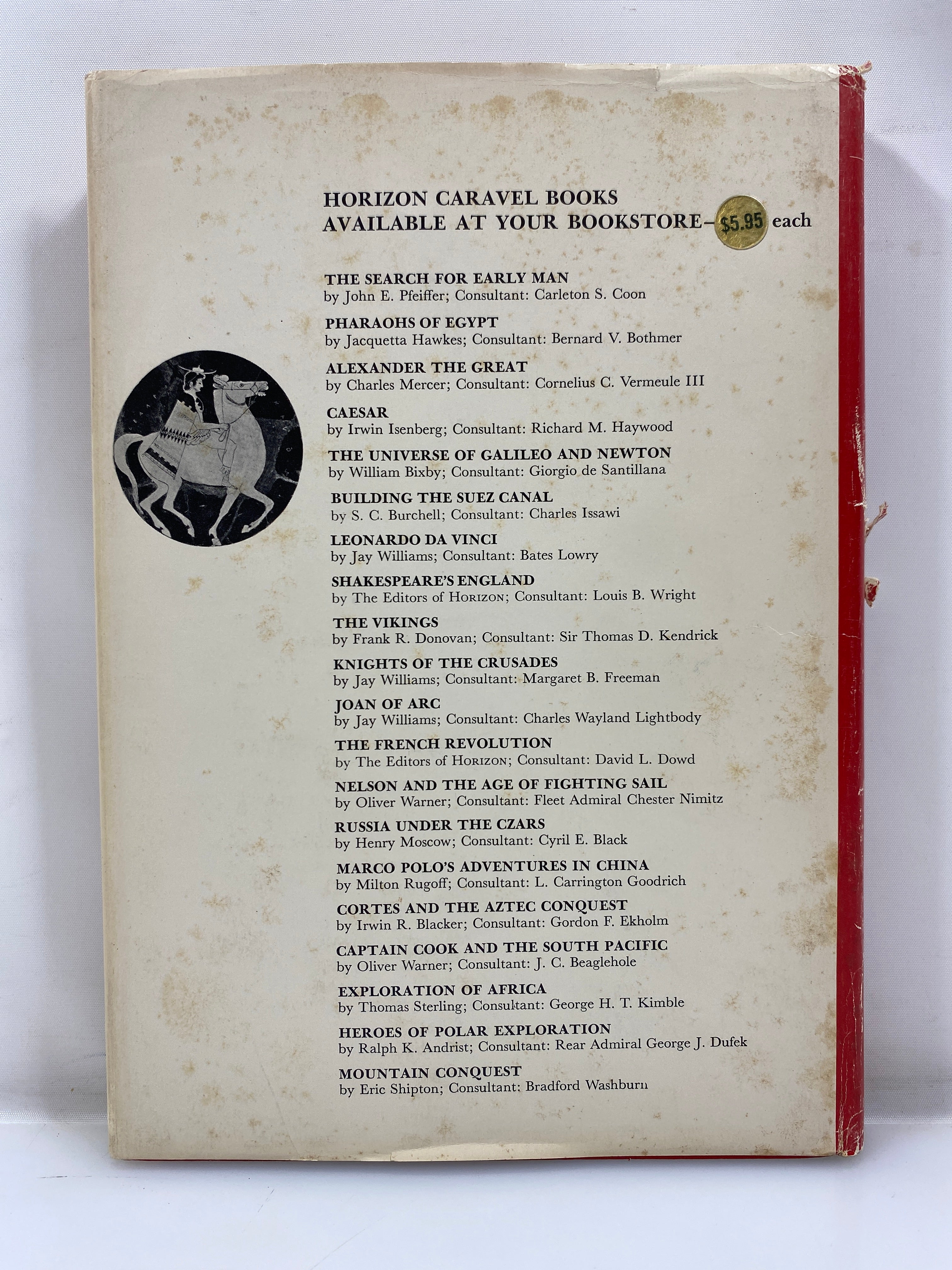Alexander the Great by Mercer Horizon Caravel Book 1962 HCDJ