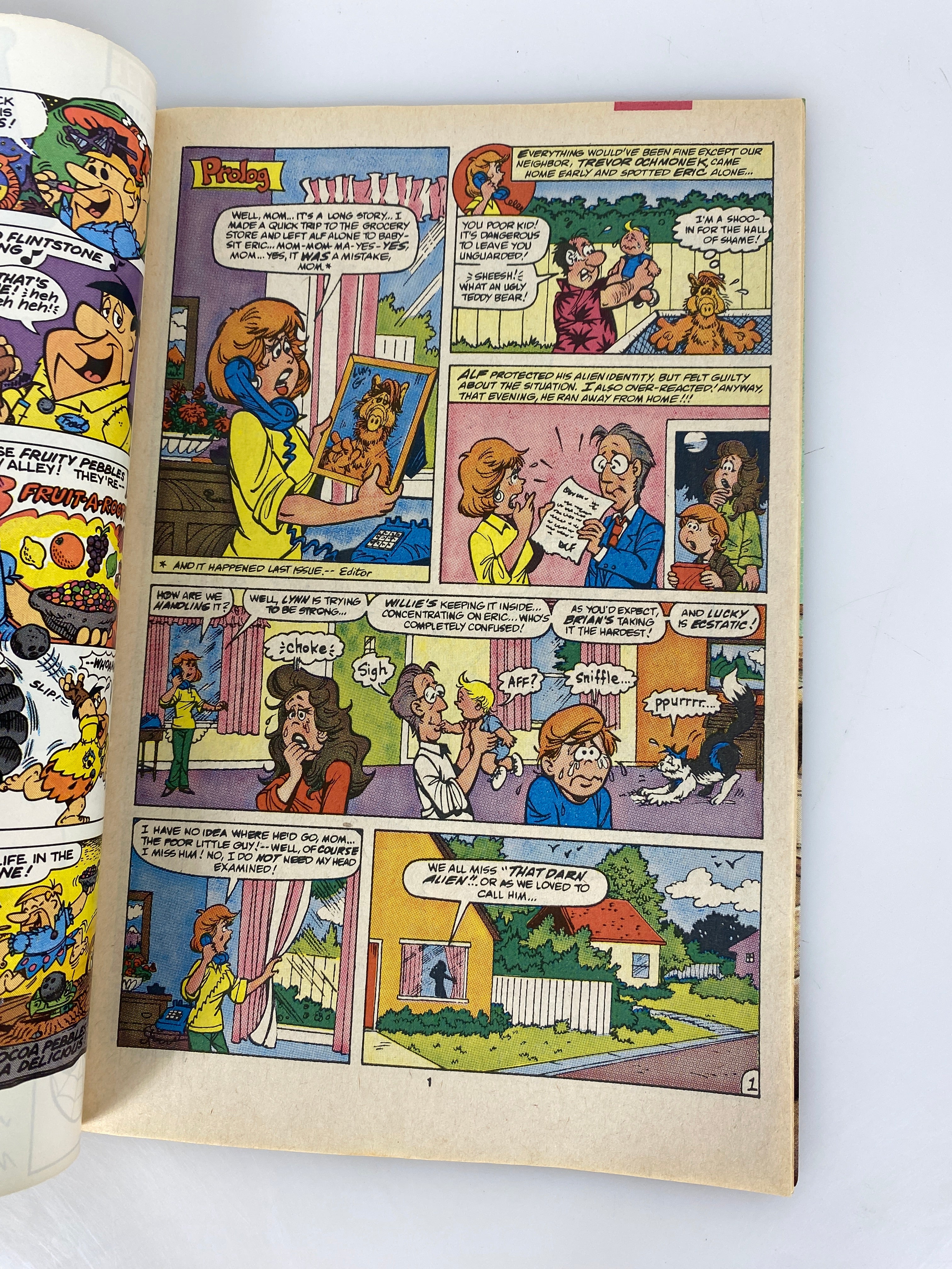 Alf No. 21 Marvel Comic 1989