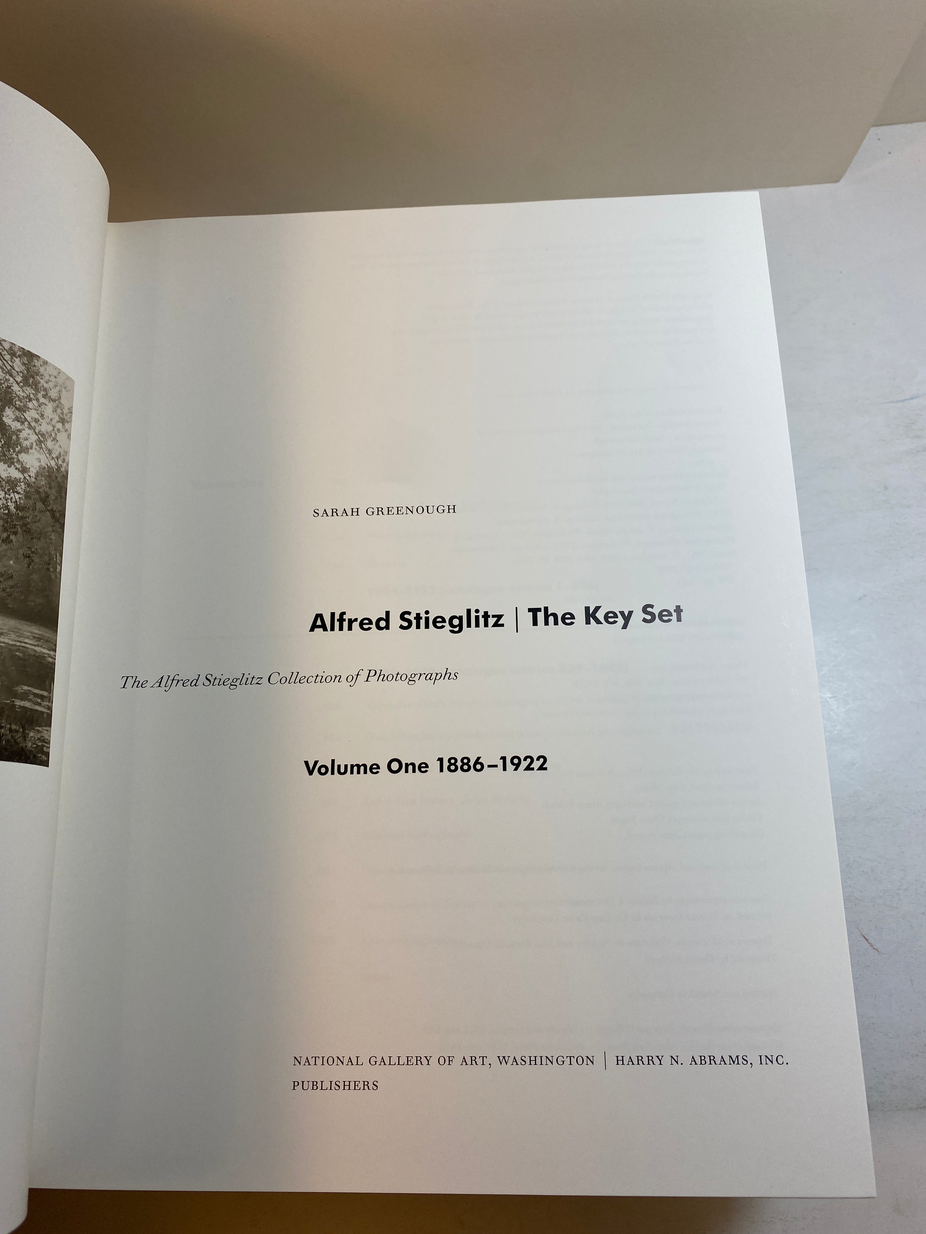 Alfred Stieglitz Set 1886-1937 w/ slipcase HC 2002