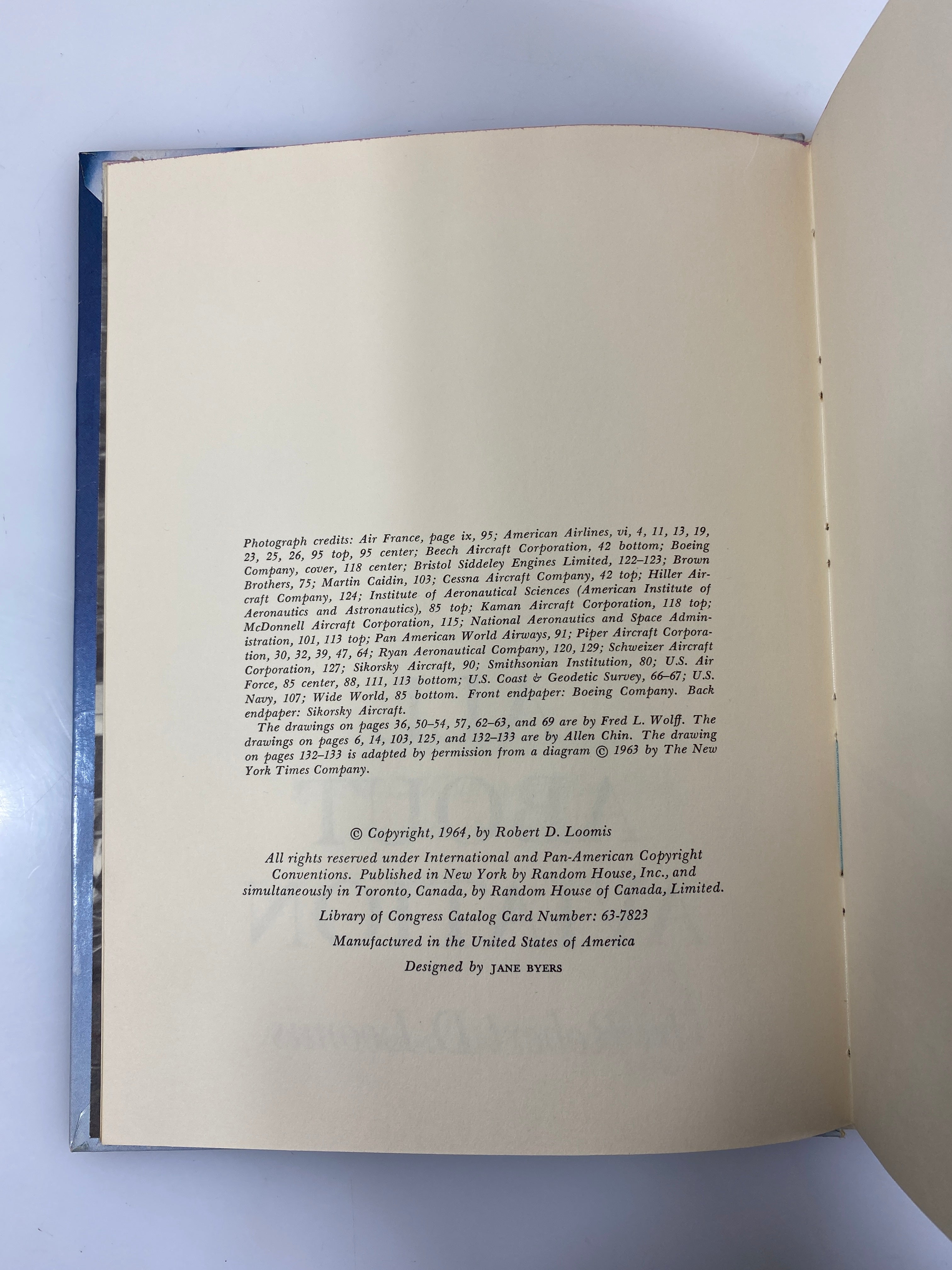 All About Aviation Robert D. Loomis Random House 1964 HC