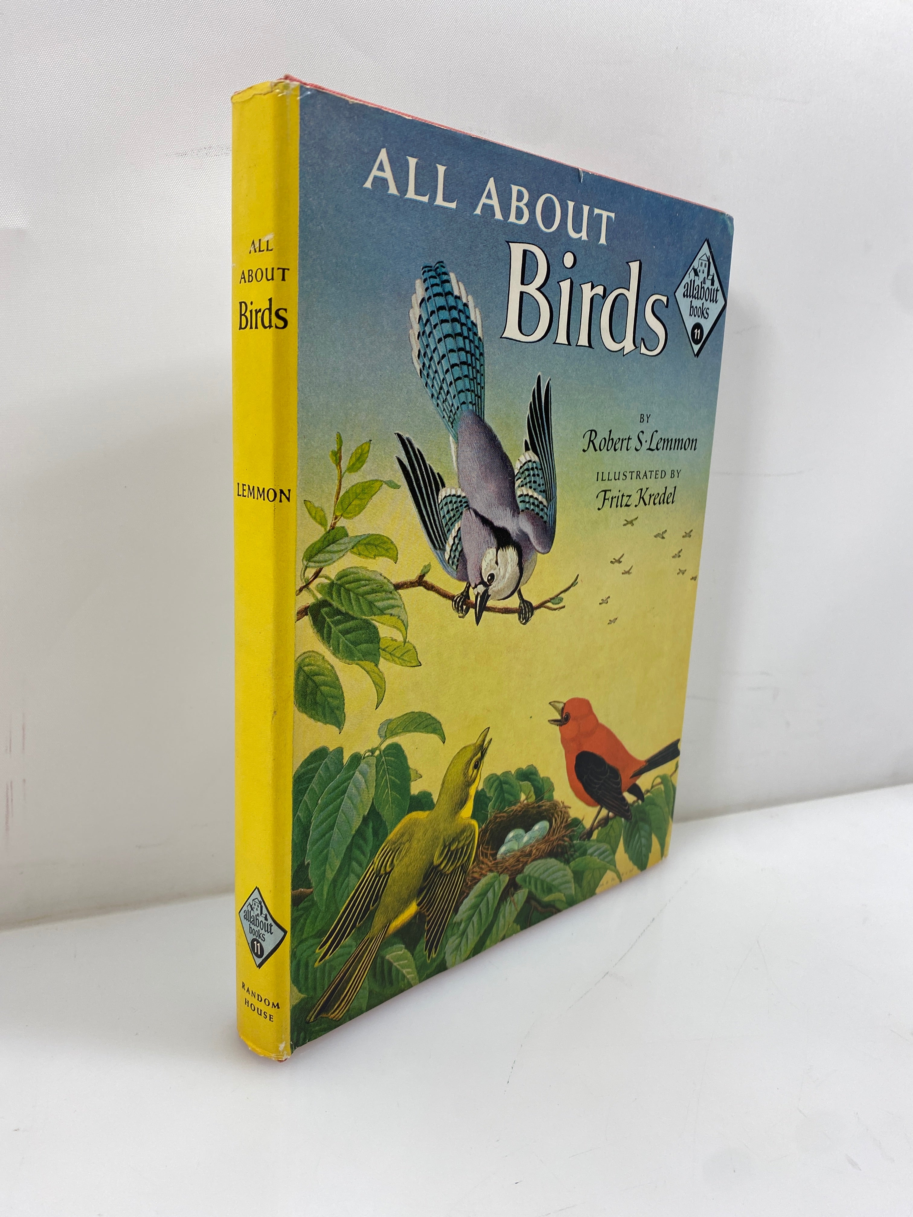 All About Birds Robert S. Lemmon Random House 6th Print 1955 HCDJ