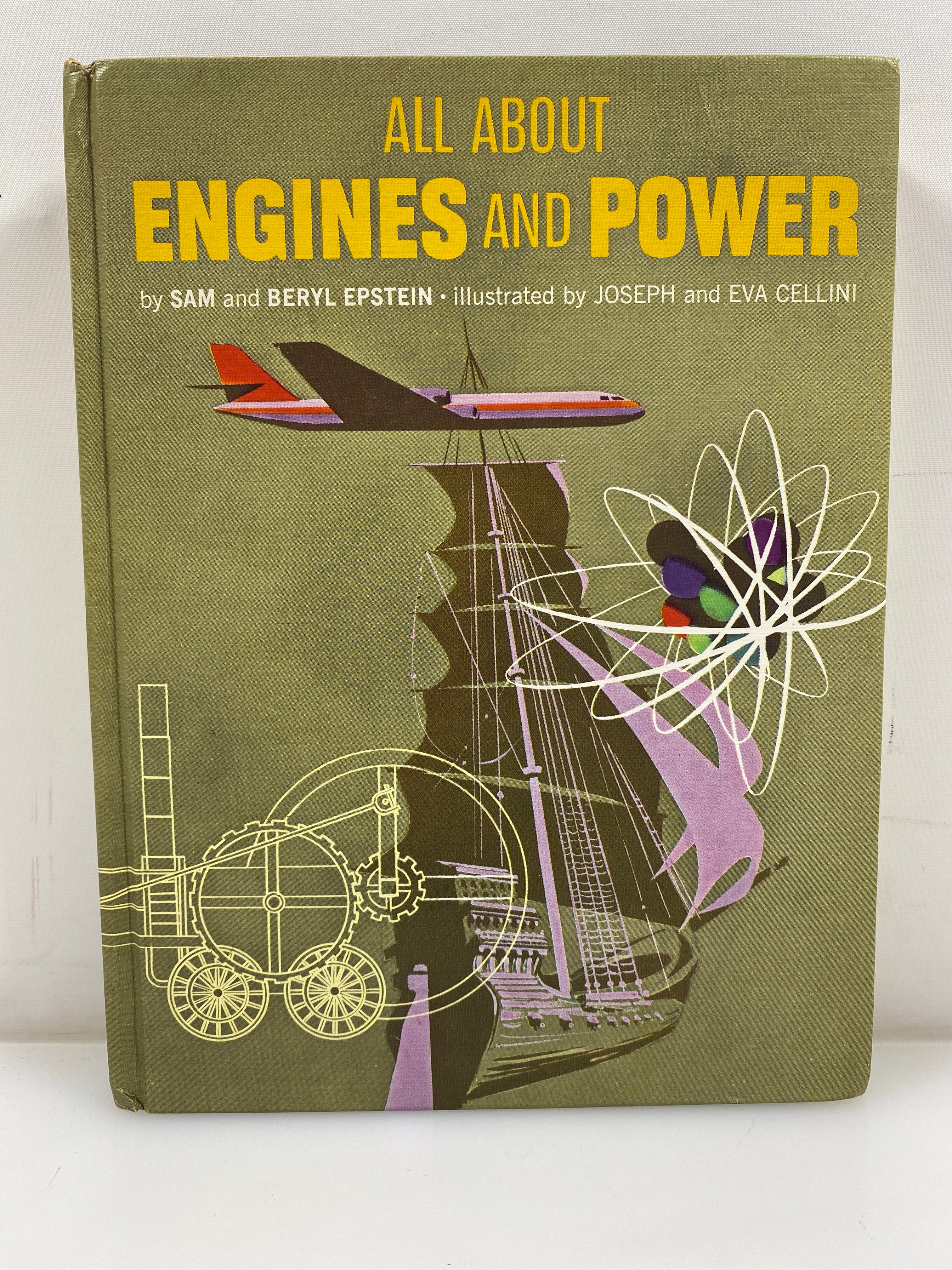 All About Engines and Power Sam & Beryl Epstein Random House 1962 HC