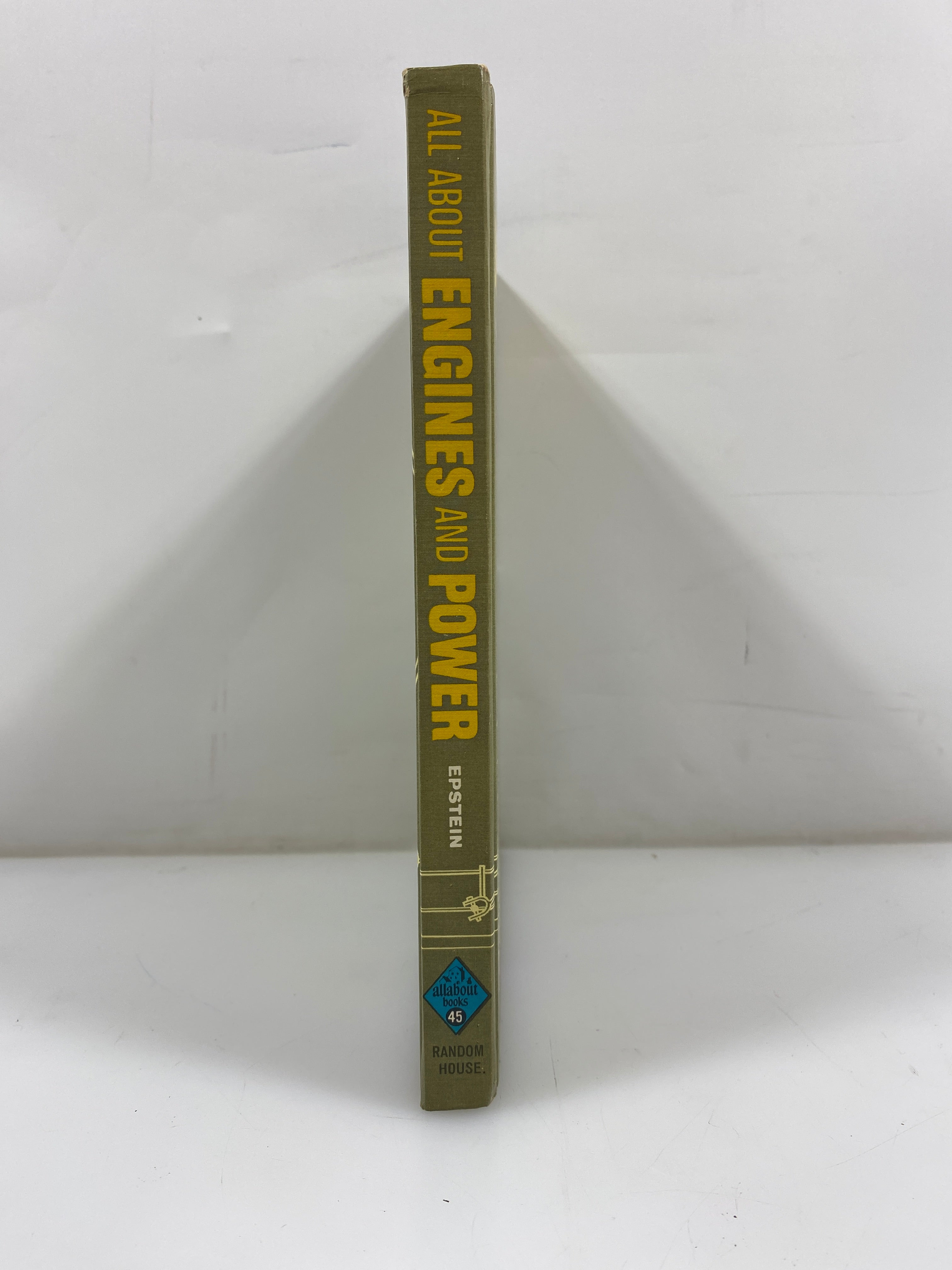 All About Engines and Power Sam & Beryl Epstein Random House 1962 HC
