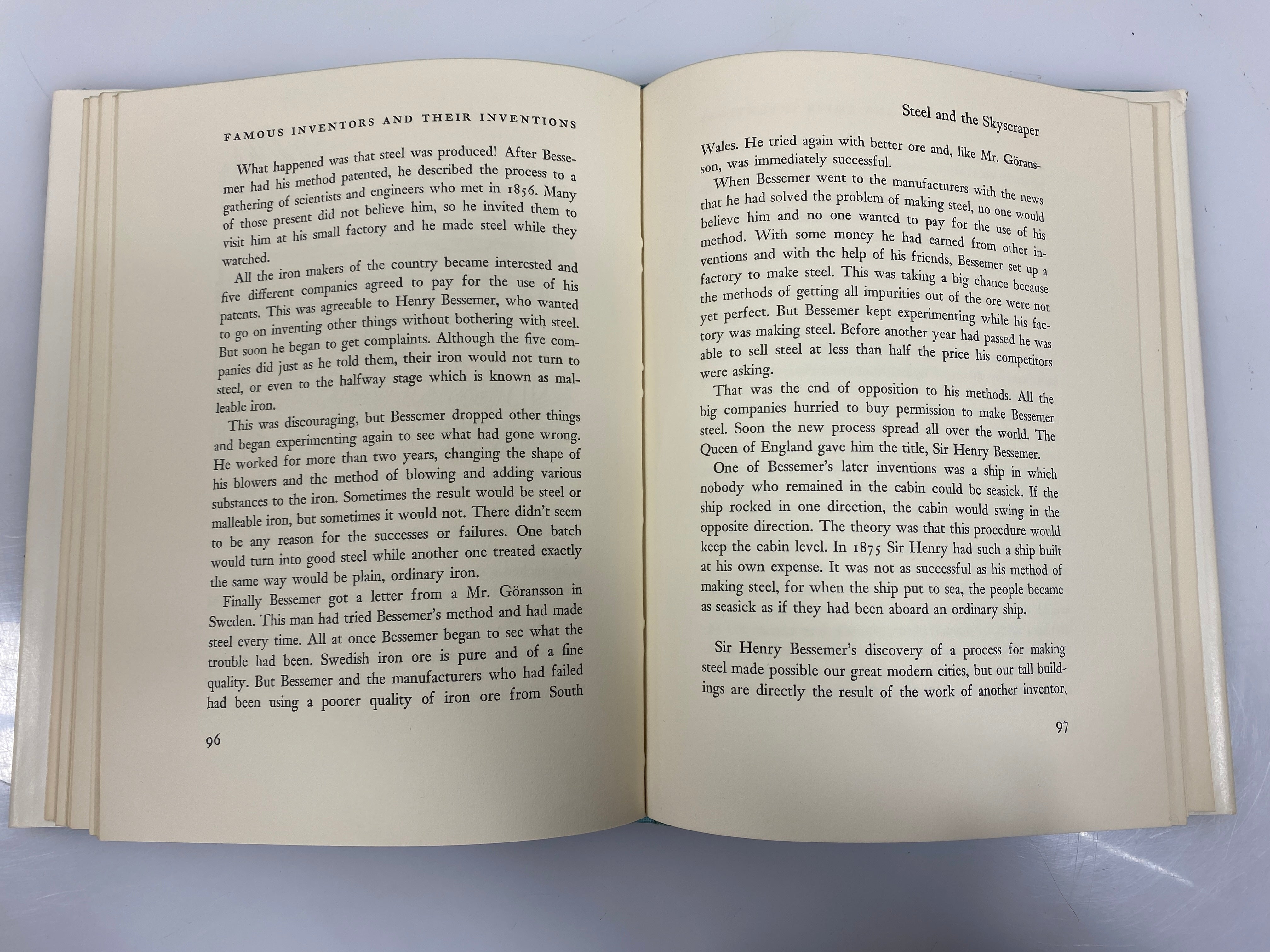 All About Famous Inventors Fletcher Pratt Random House 1955 HCDJ