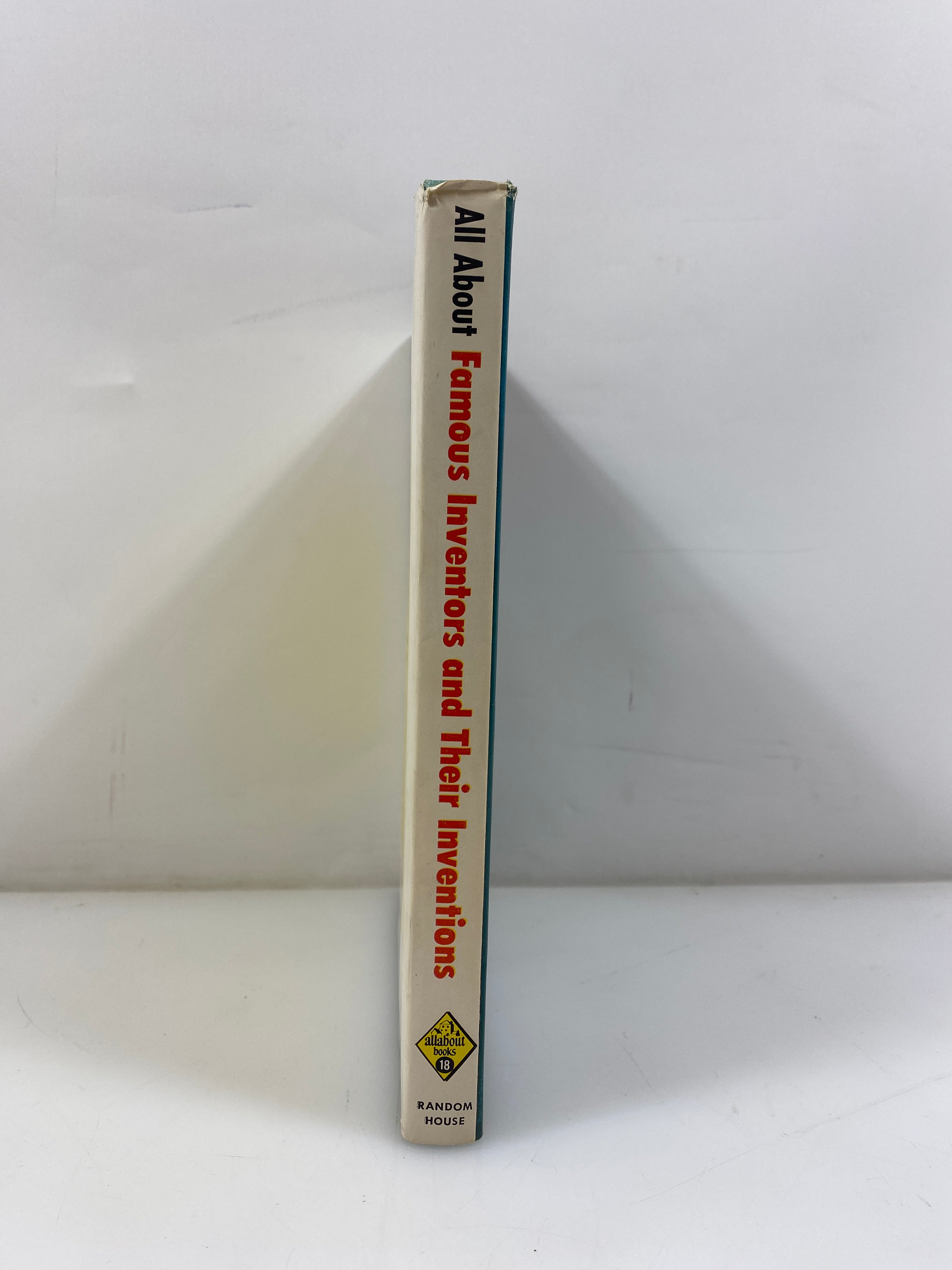 All About Famous Inventors Fletcher Pratt Random House 1955 HCDJ
