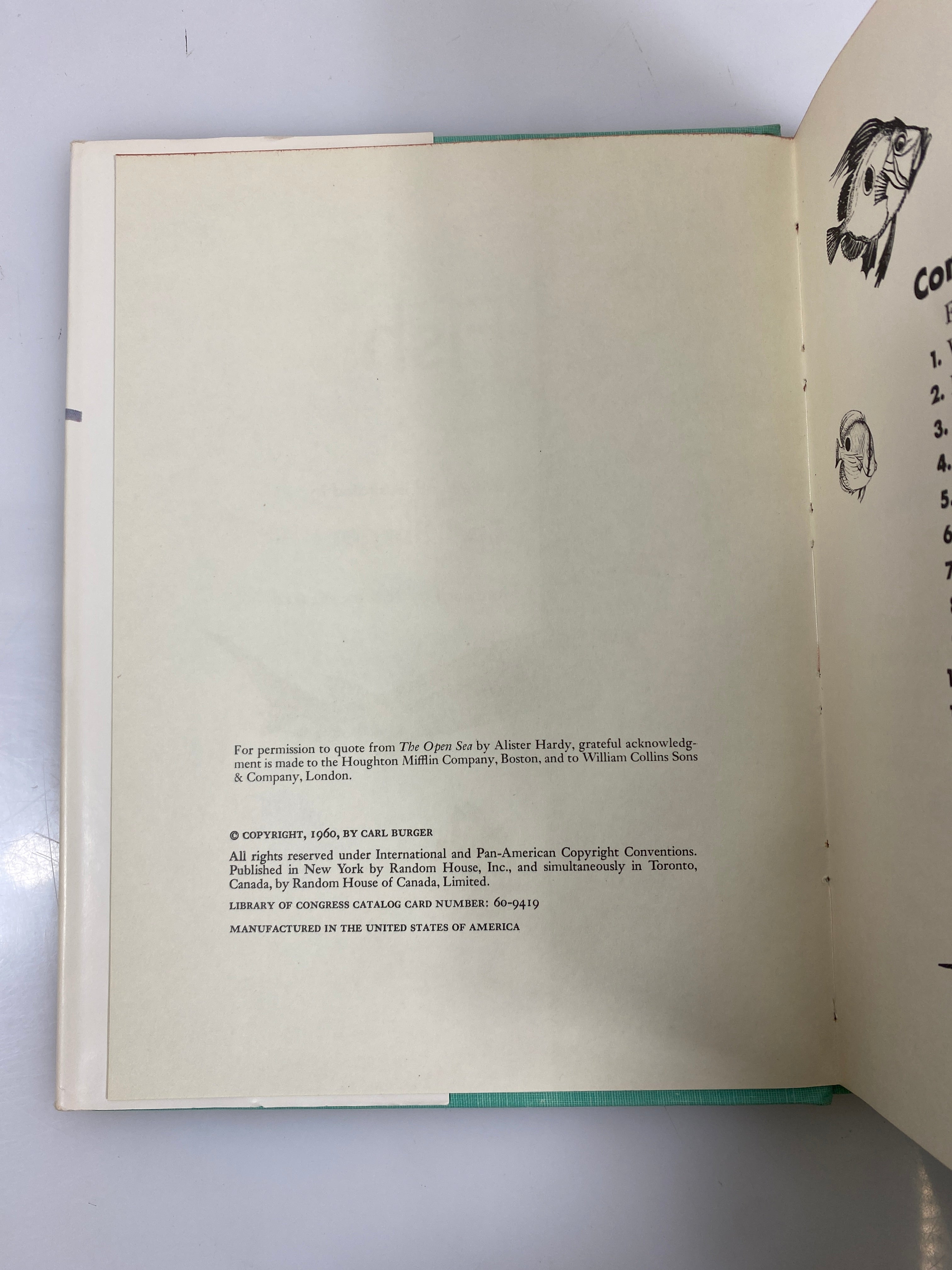 All About Fish Carl Burger Random House 1960 HCDJ