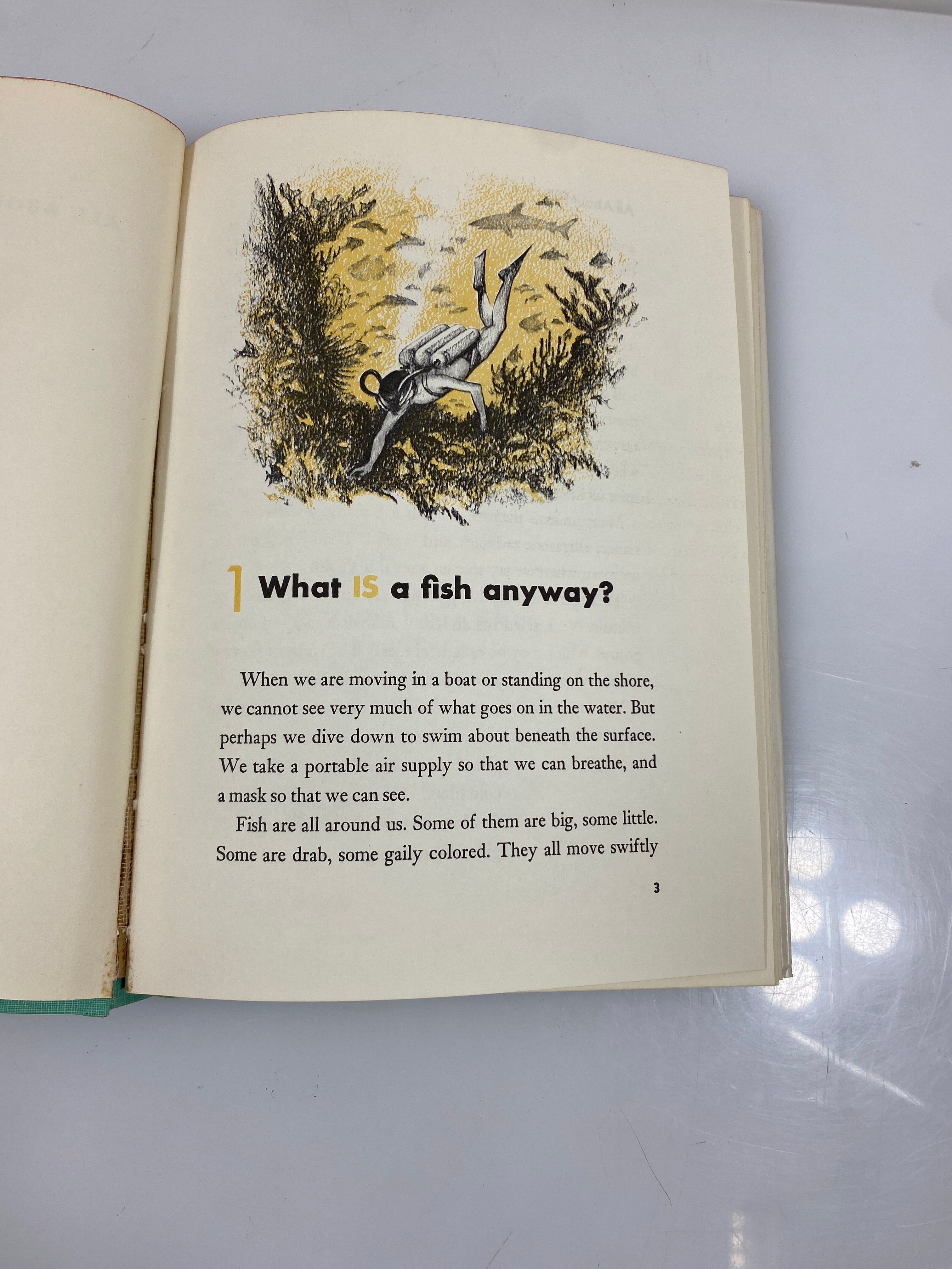 All About Fish Carl Burger Random House 1960 HCDJ