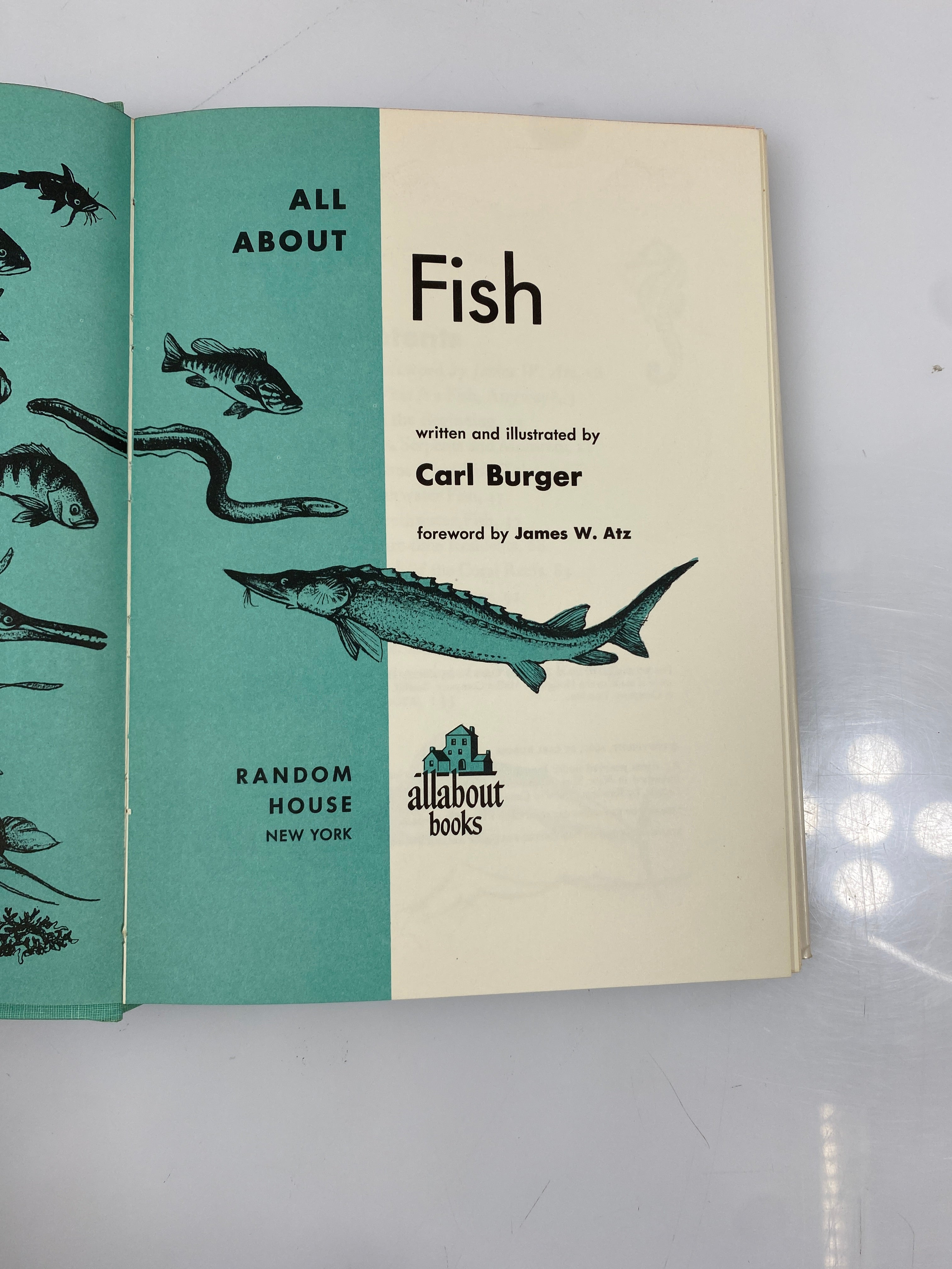 All About Fish Carl Burger Random House 1960 HCDJ