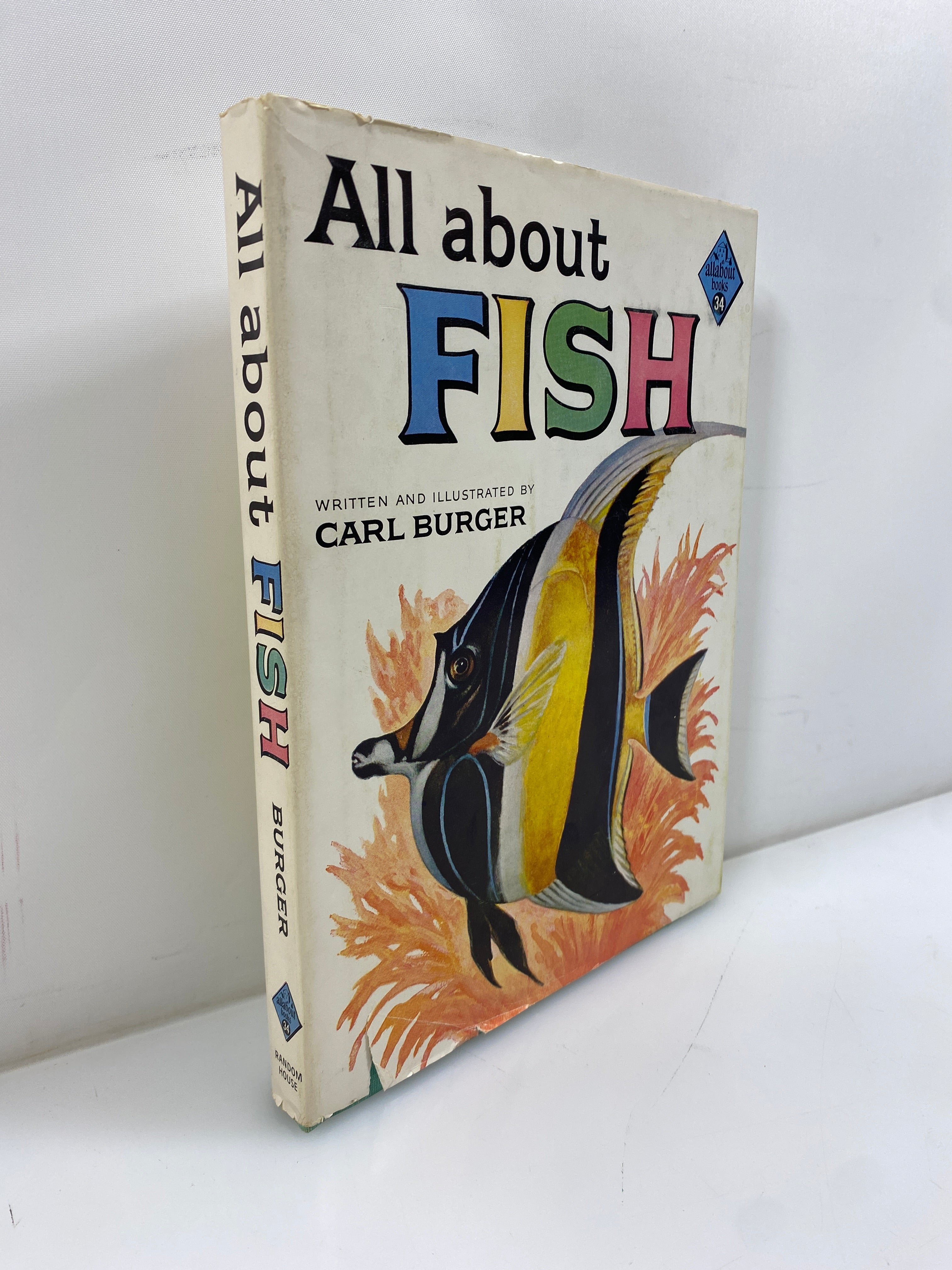 All About Fish Carl Burger Random House 1960 HCDJ