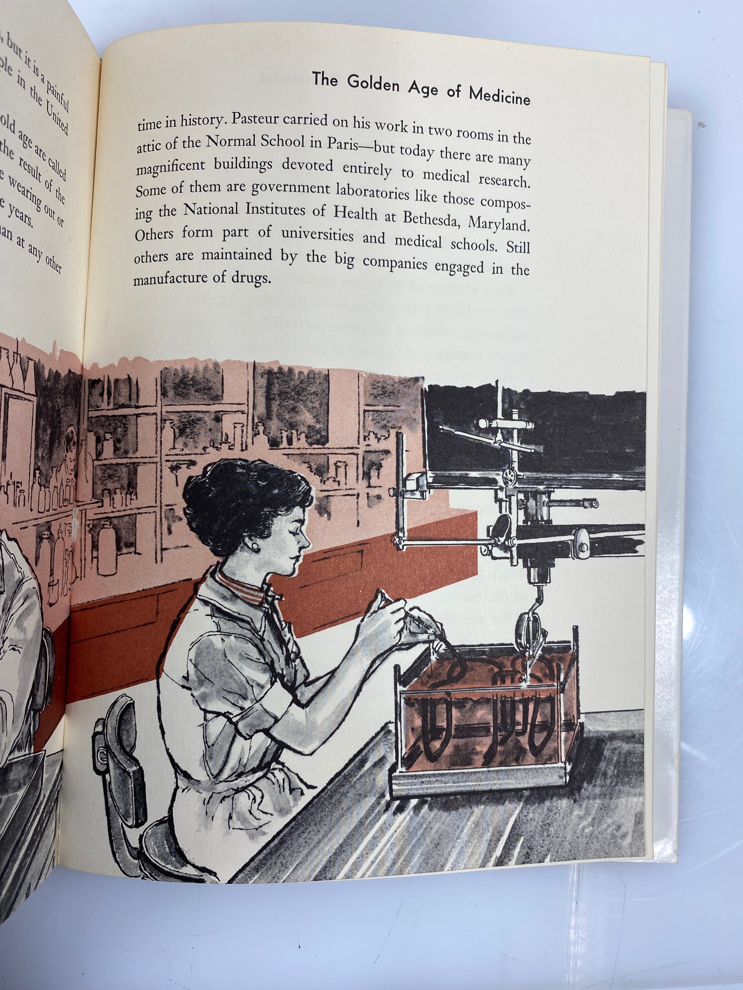 All About Great Medical Discoveries David Dietz Random House 1960 HCDJ