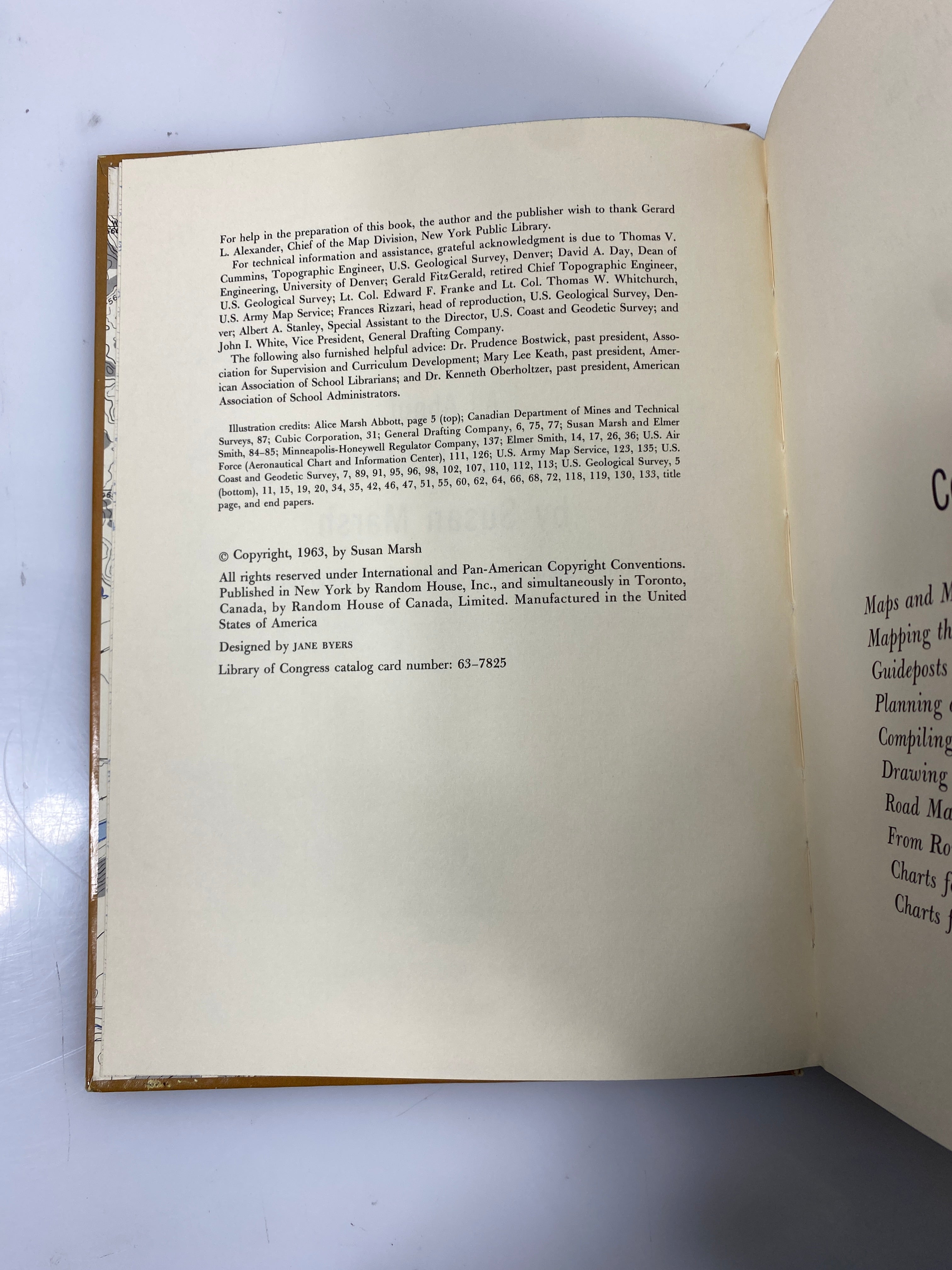 All About Maps and Mapmaking Susan Marsh Random House 1963 HC