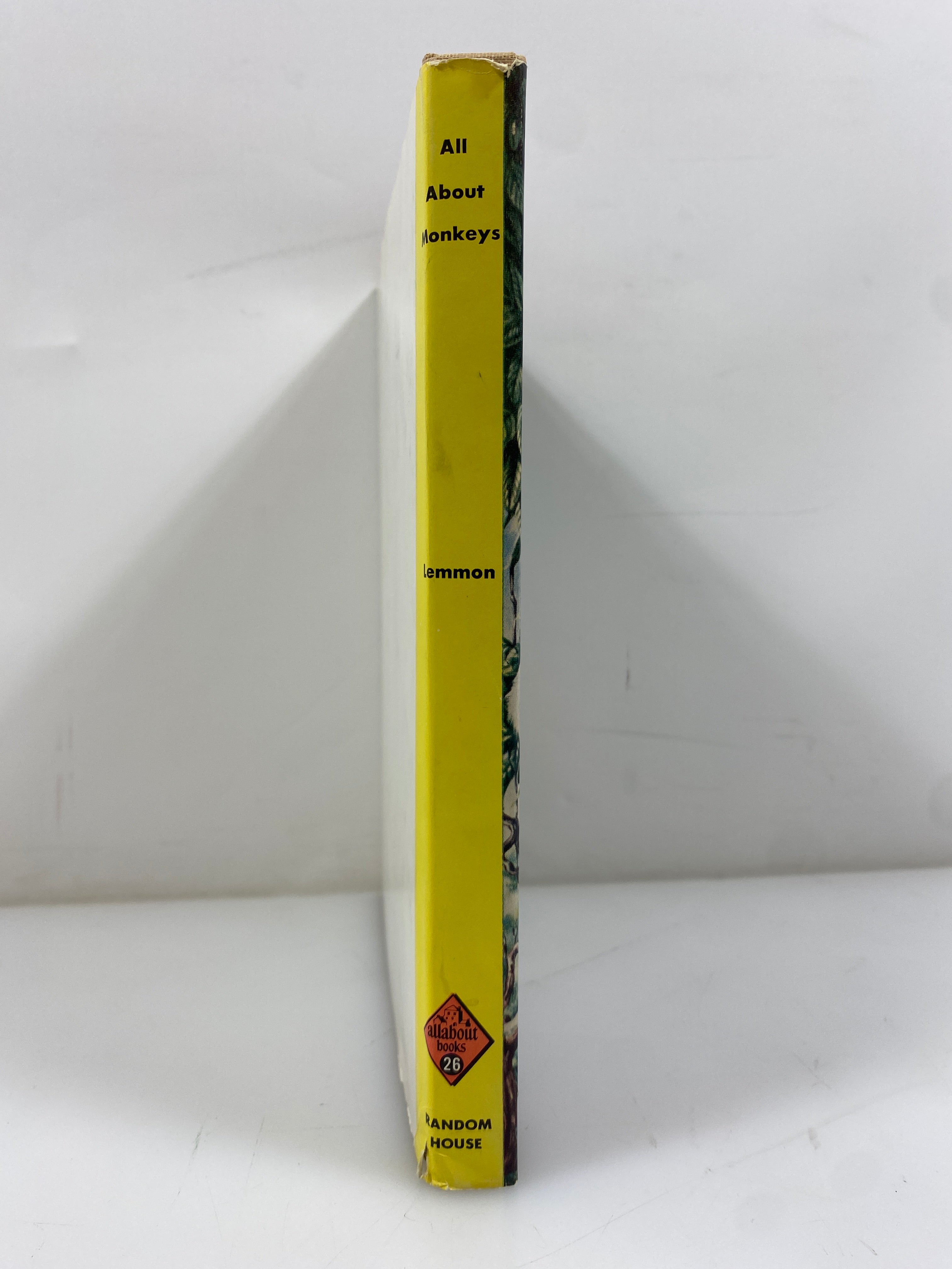 All About Monkey Robert S. Lemmon Random House 2nd Print 1958 HCDJ