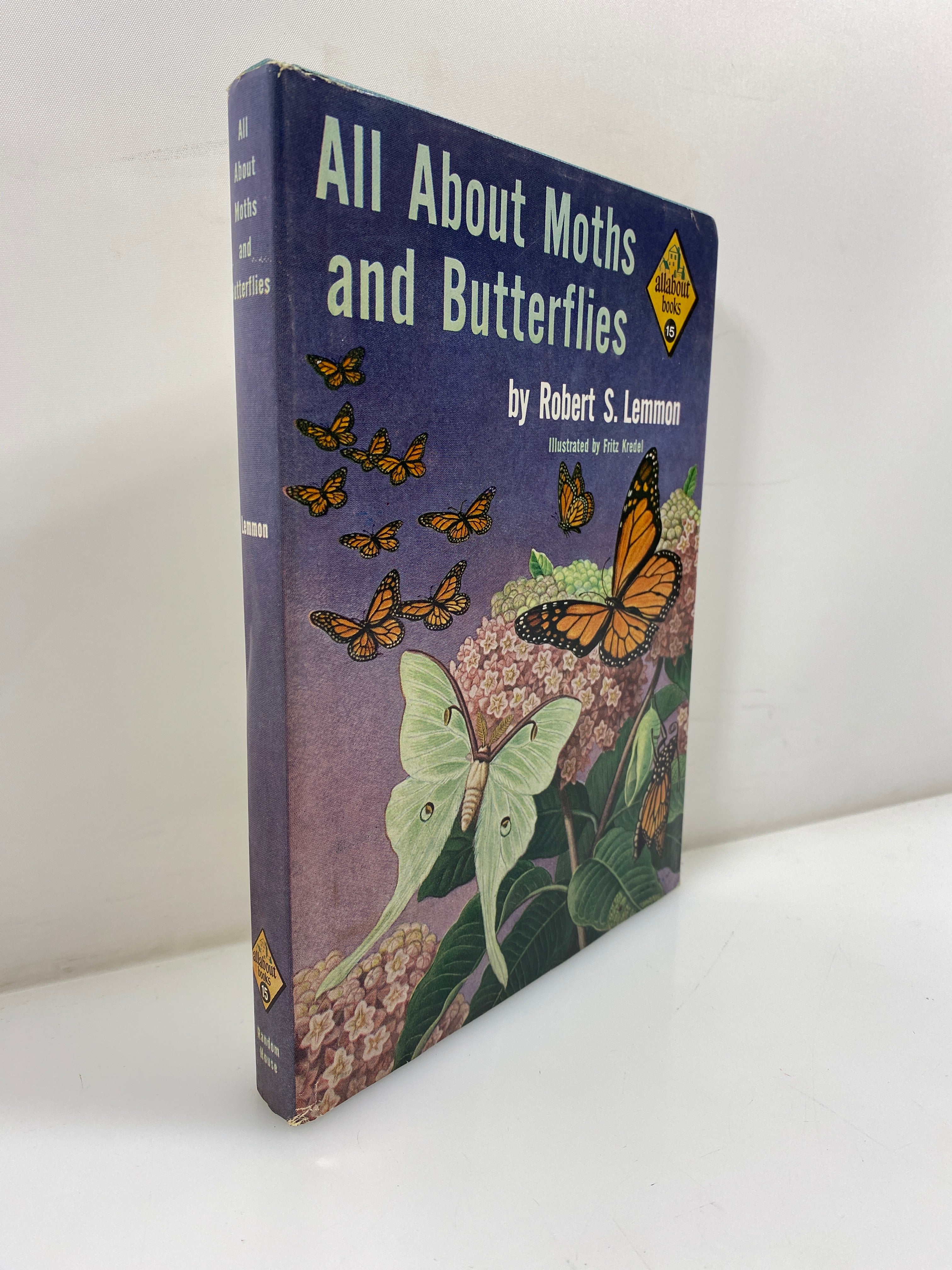 All About Moths and Butterflies Robert Lemmon Random House 1956 HCDJ