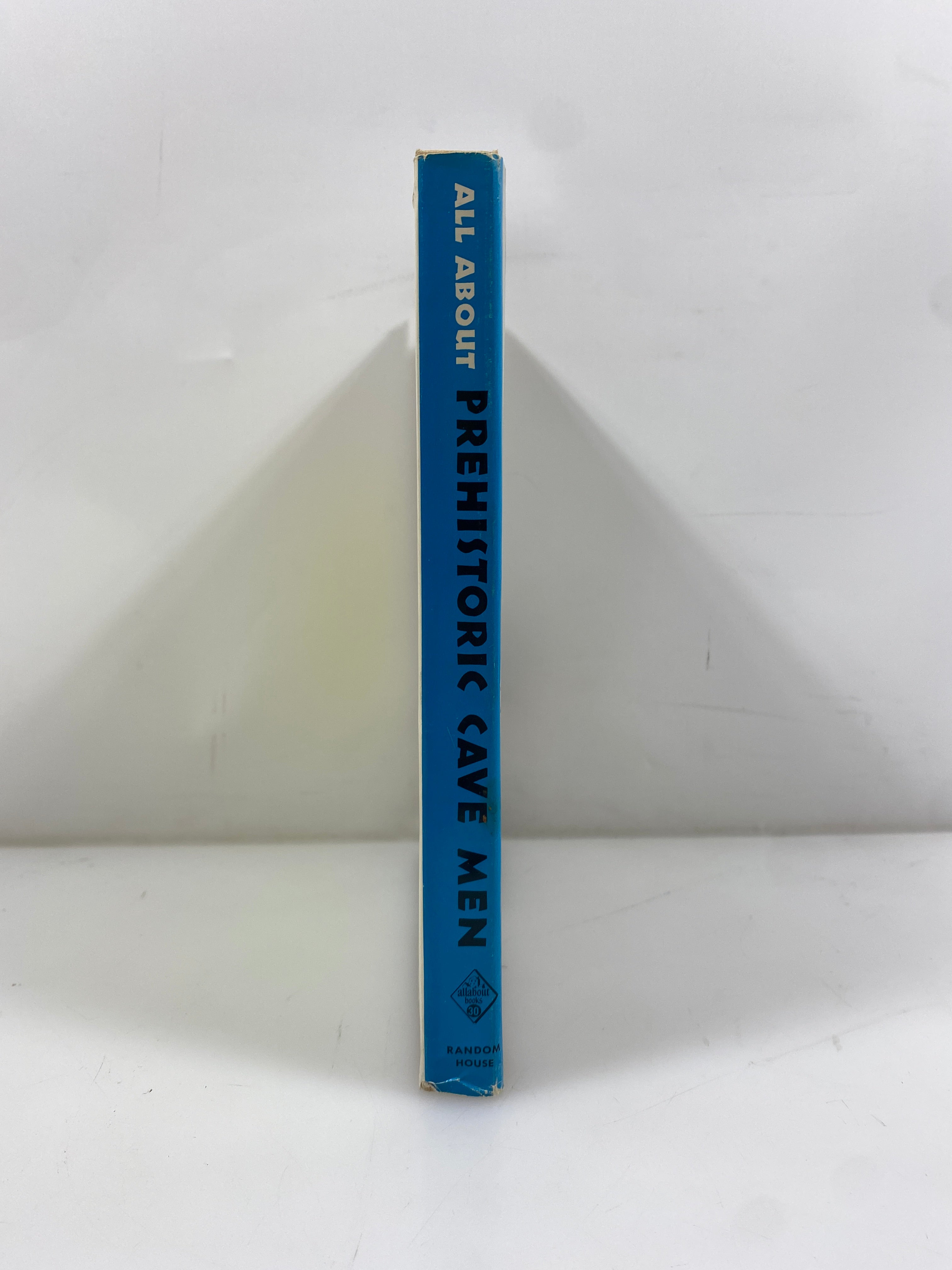 All About Prehistoric Cave Men Sam & Beryl Epstein Random House 1959 HCDJ