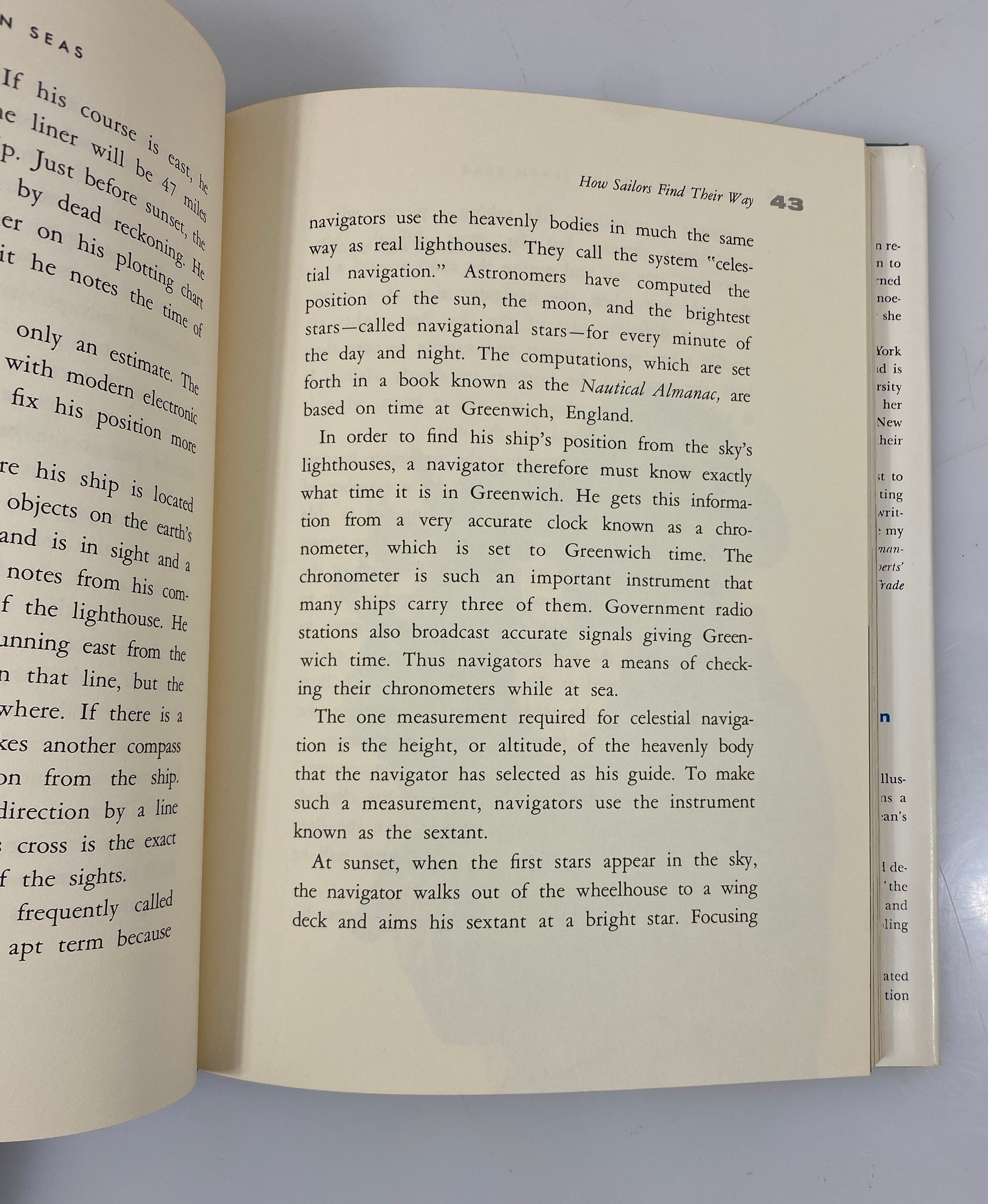 All About Sailing the Seven Seas Ruth Brindze Random House 1962 HCDJ