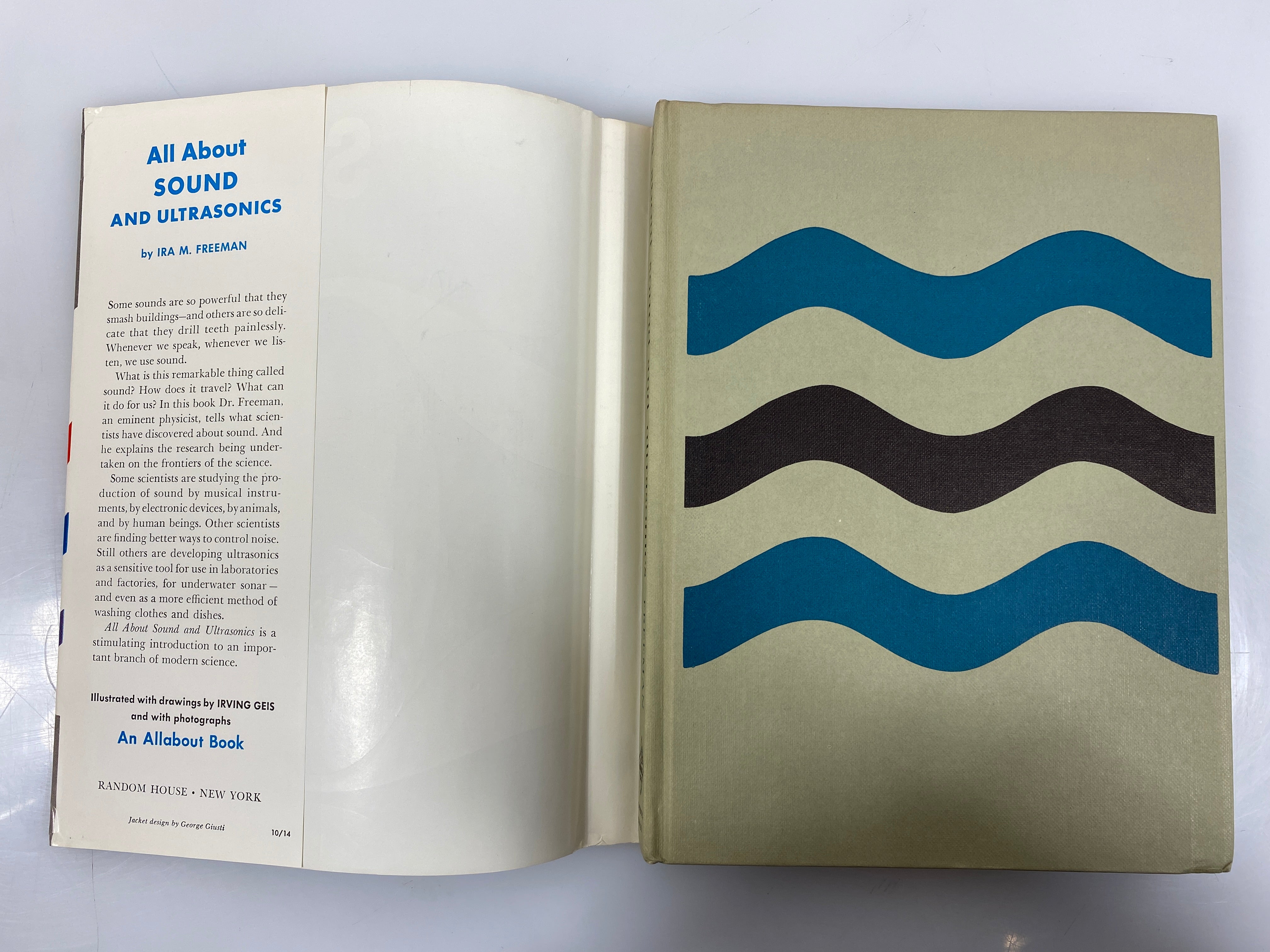 All About Sound and Ultrasonics Ira M. Freeman Random House 1961 HCDJ