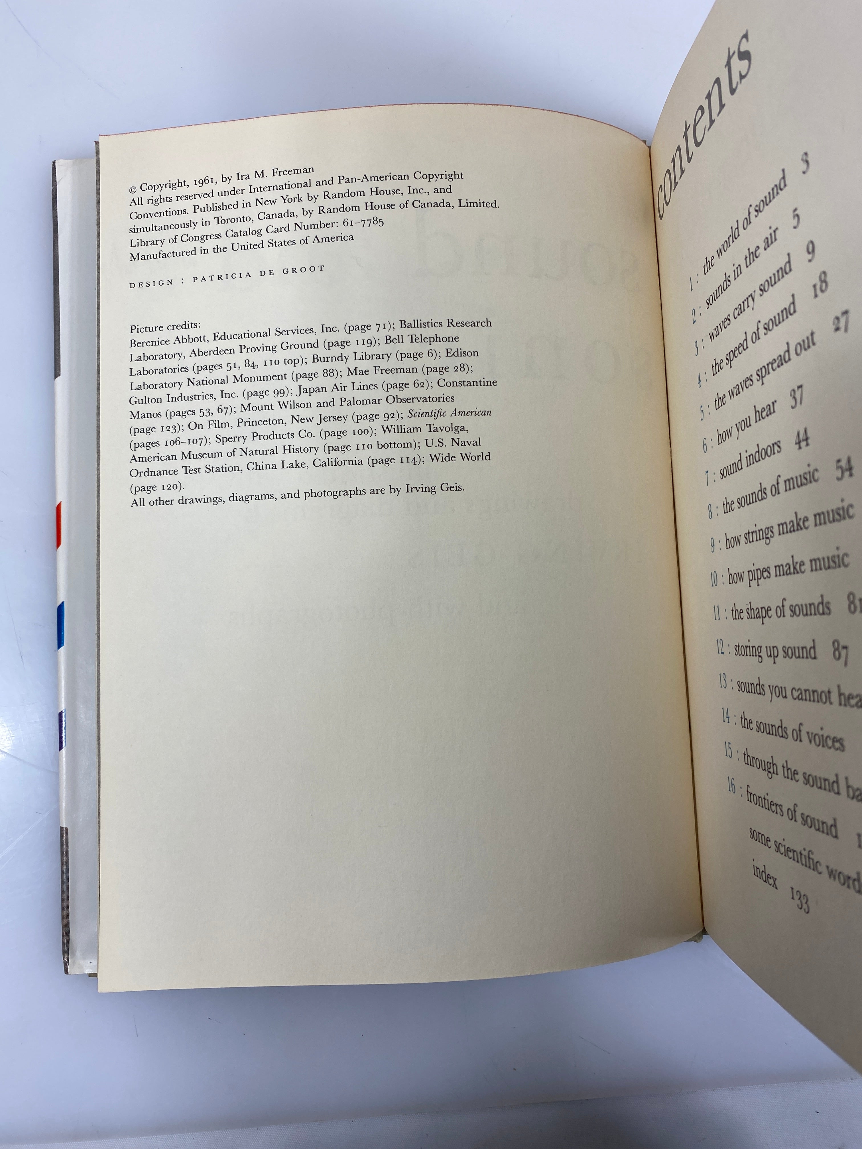 All About Sound and Ultrasonics Ira M. Freeman Random House 1961 HCDJ