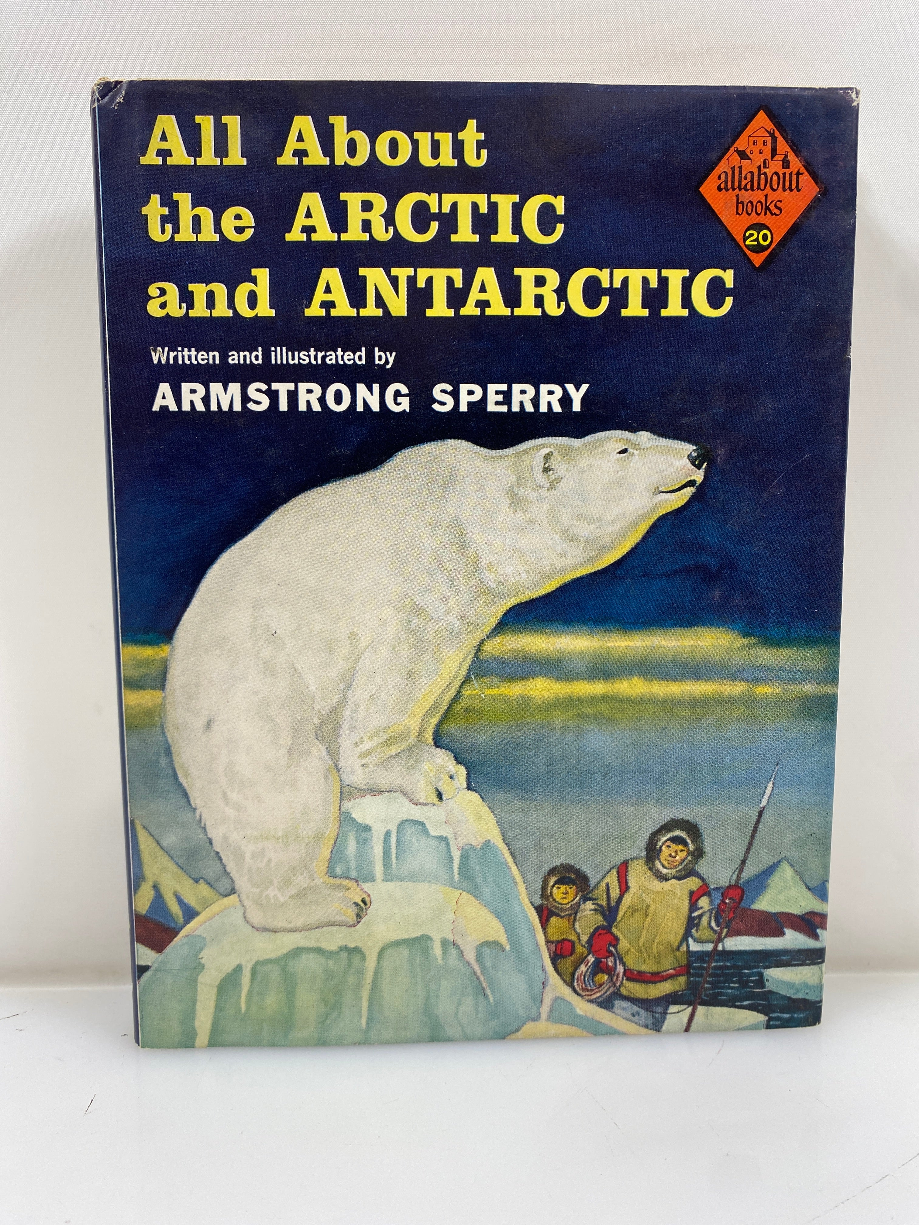 All About the Artic and Antarctica Armstrong Sperry Random House 1957 HCDJ