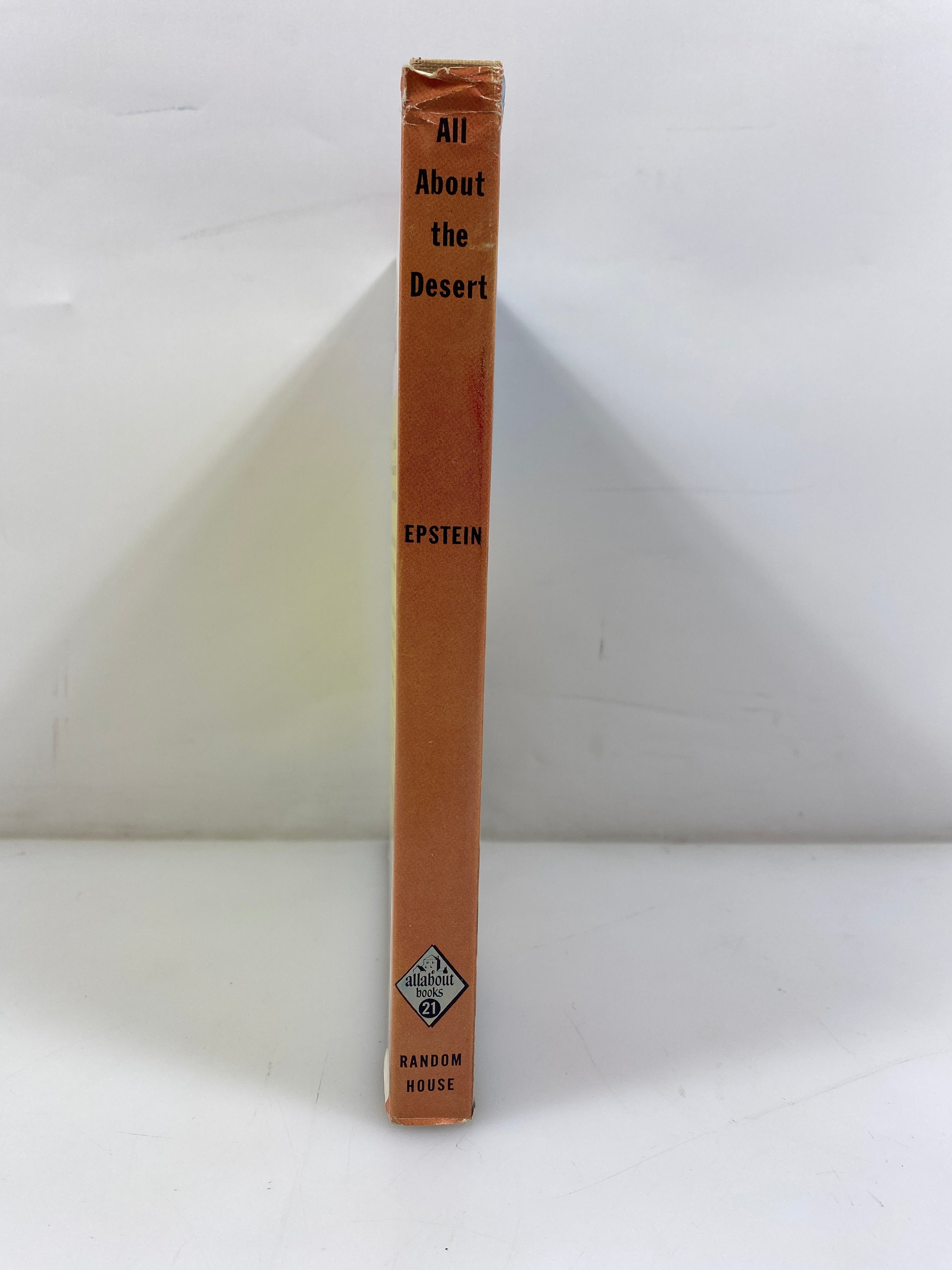 All About the Desert Sam & Beryl Epstein Random House 1957 HCDJ
