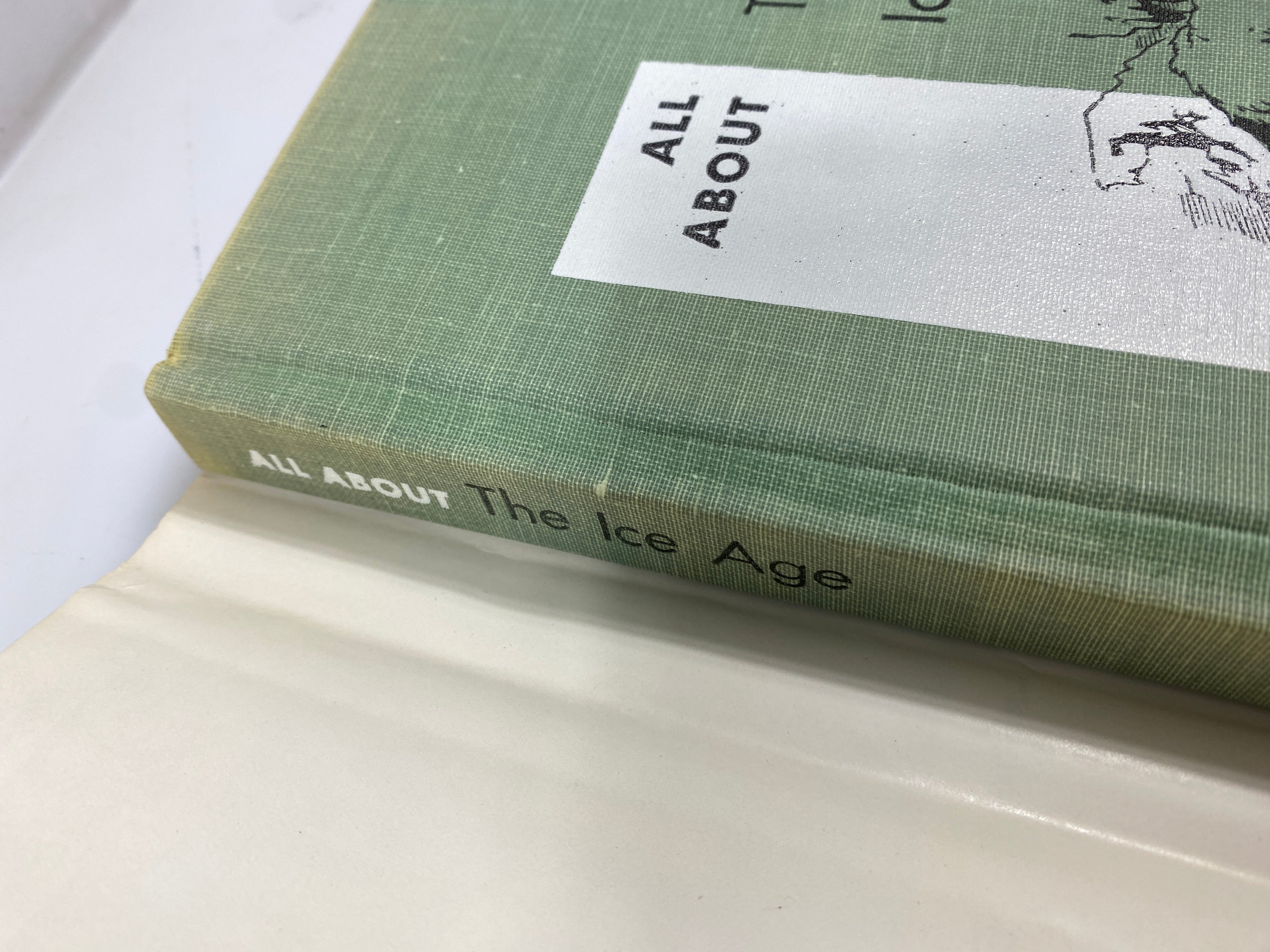 All About the Ice Age Patricia Lauber Random House 1959 HCDJ