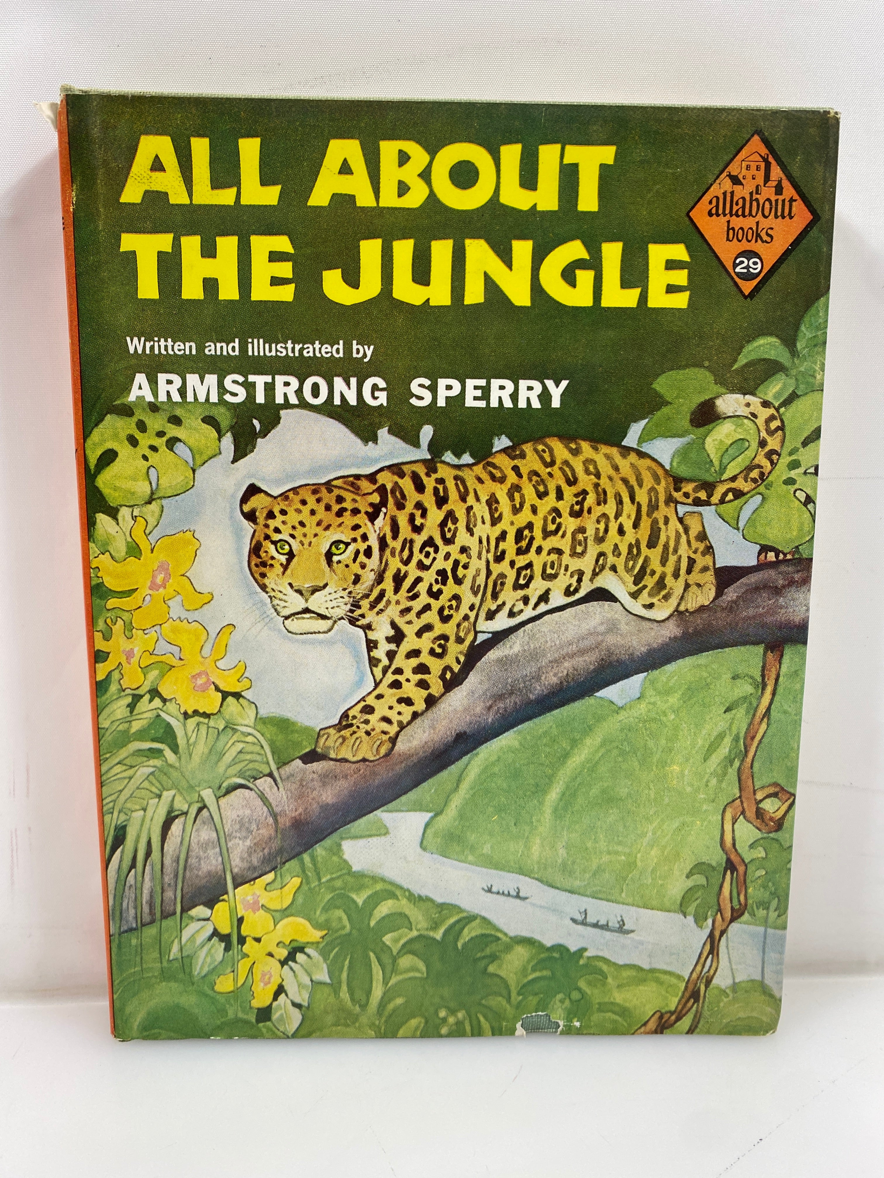 All About the Jungle Armstrong Sperry Random House 1959 HCDJ