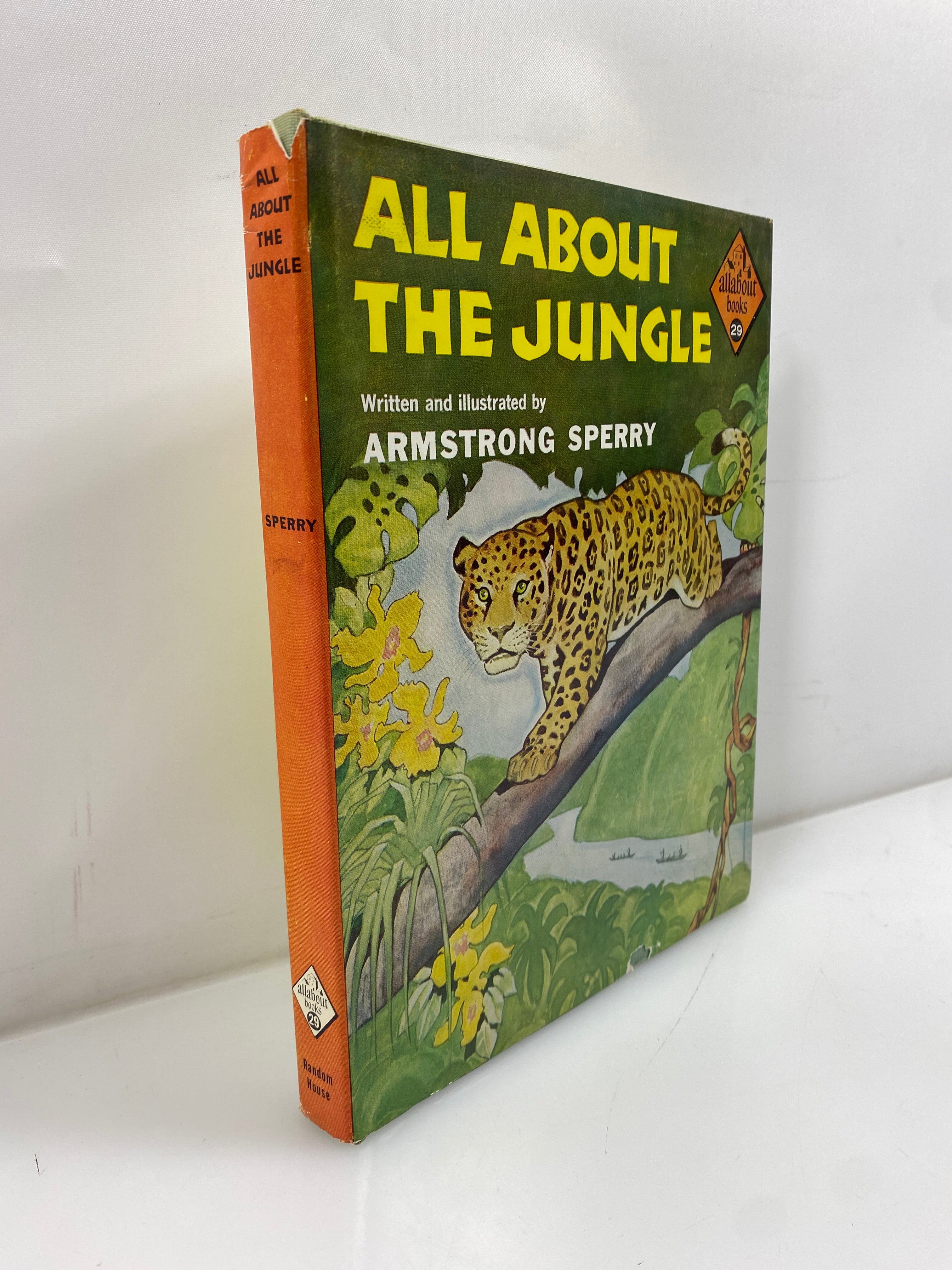 All About the Jungle Armstrong Sperry Random House 1959 HCDJ