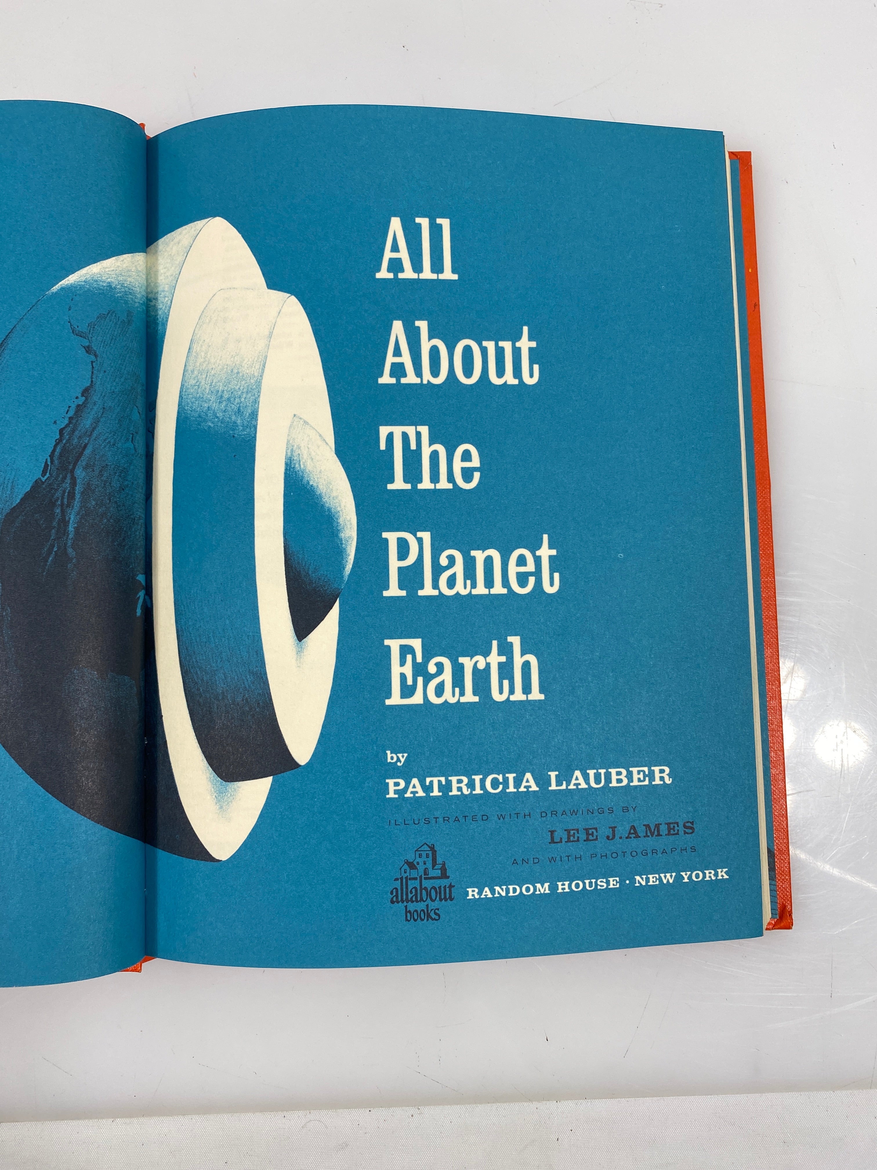 All About the Planet Earth Patricia Lauber Random House 1962 HC