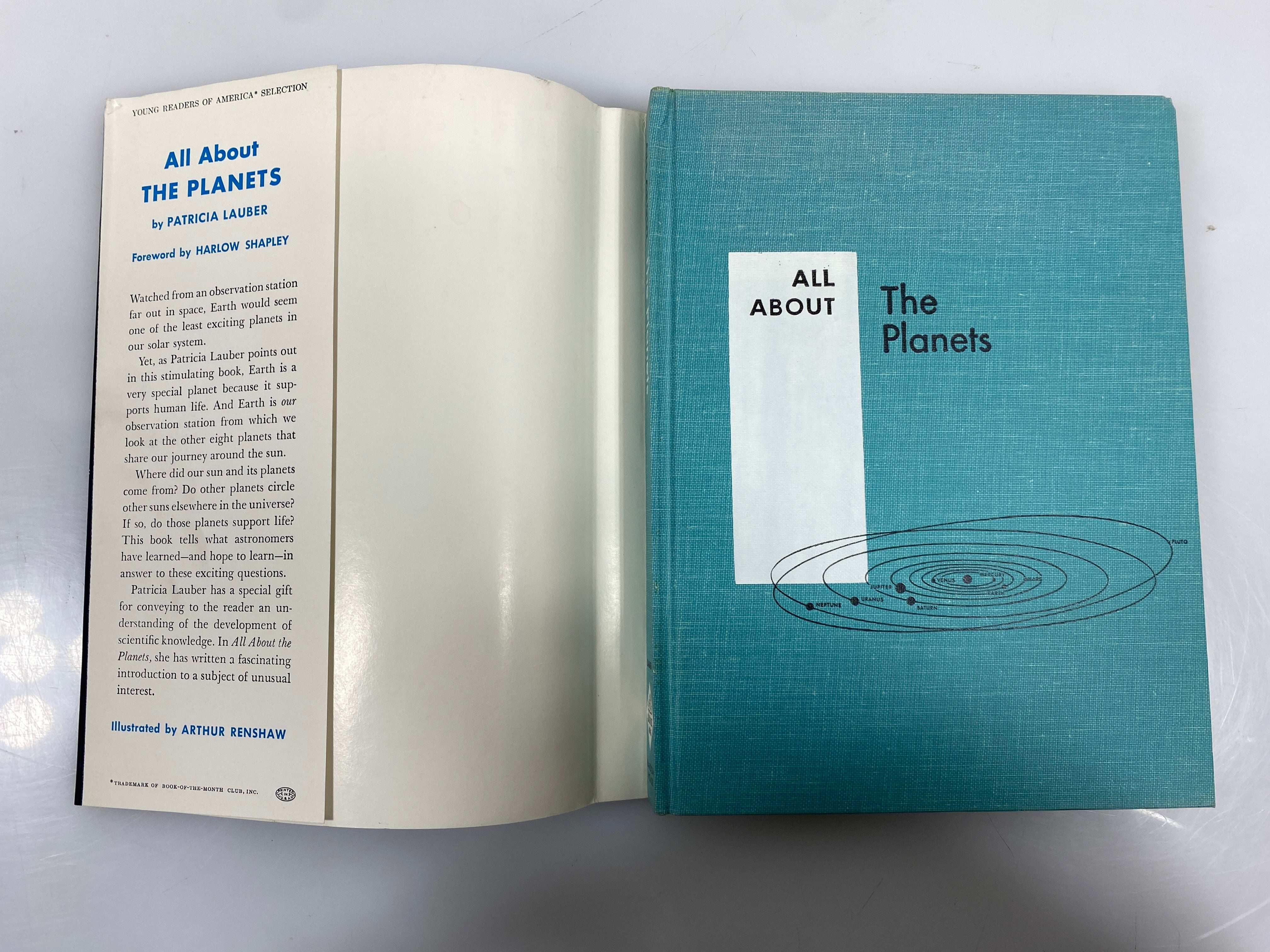 All About the Planets Patricia Lauber Random House 19560 HCDJ