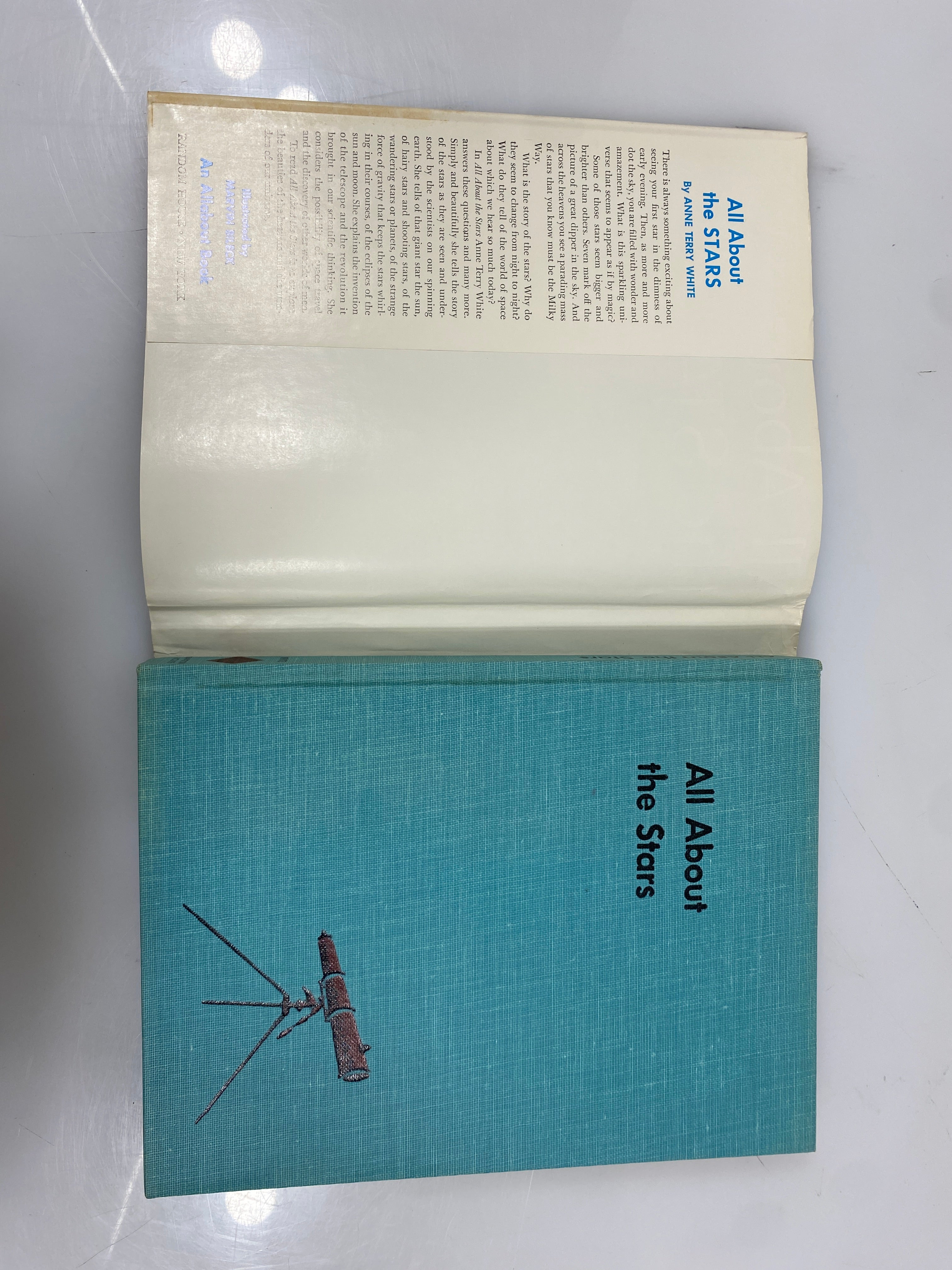 All About the Stars Anne Terry White Random House 1954 HCDJ