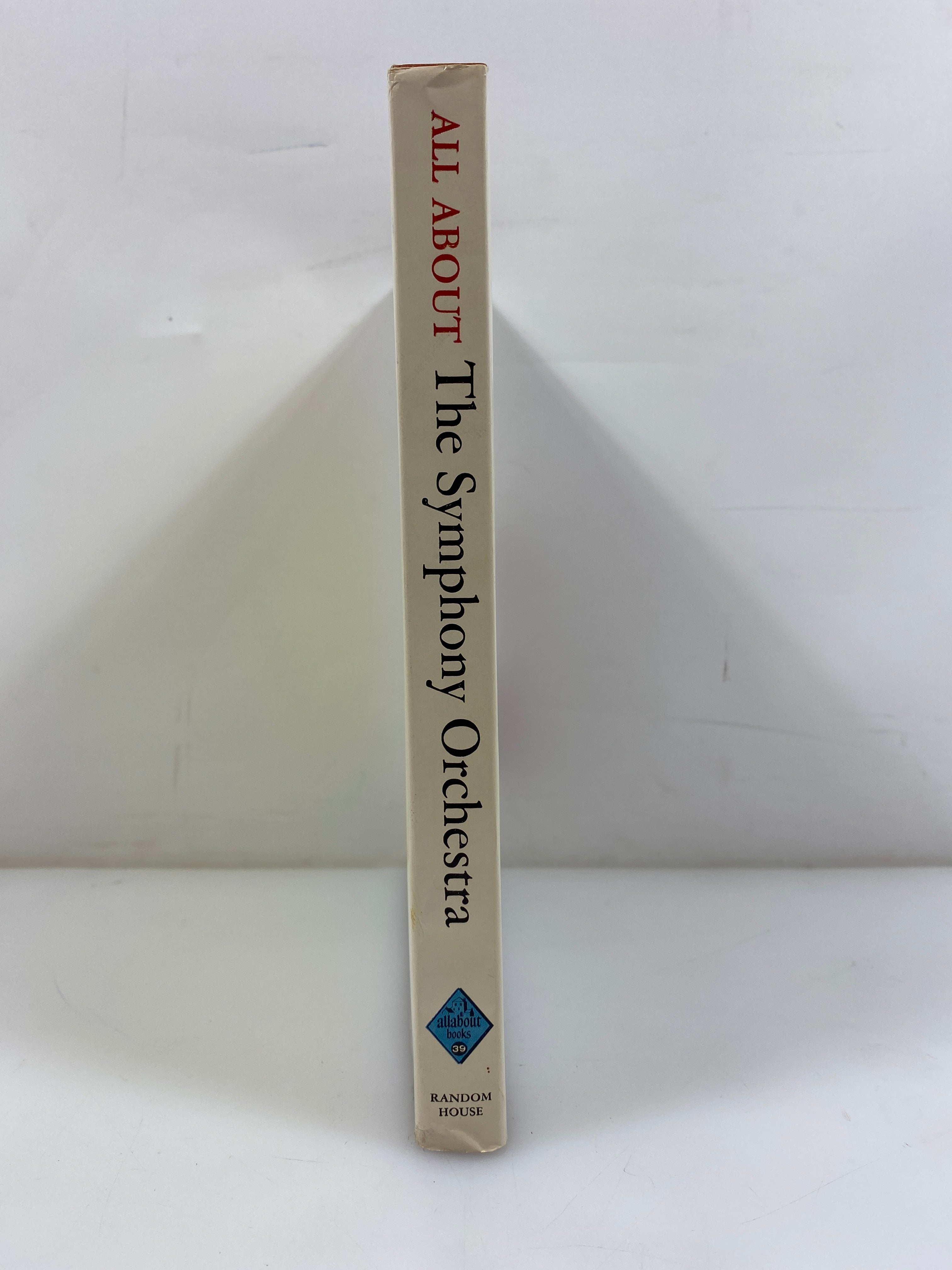 All About the Symphony Orchestra Dorothy Commins Random House 1961 HCDJ
